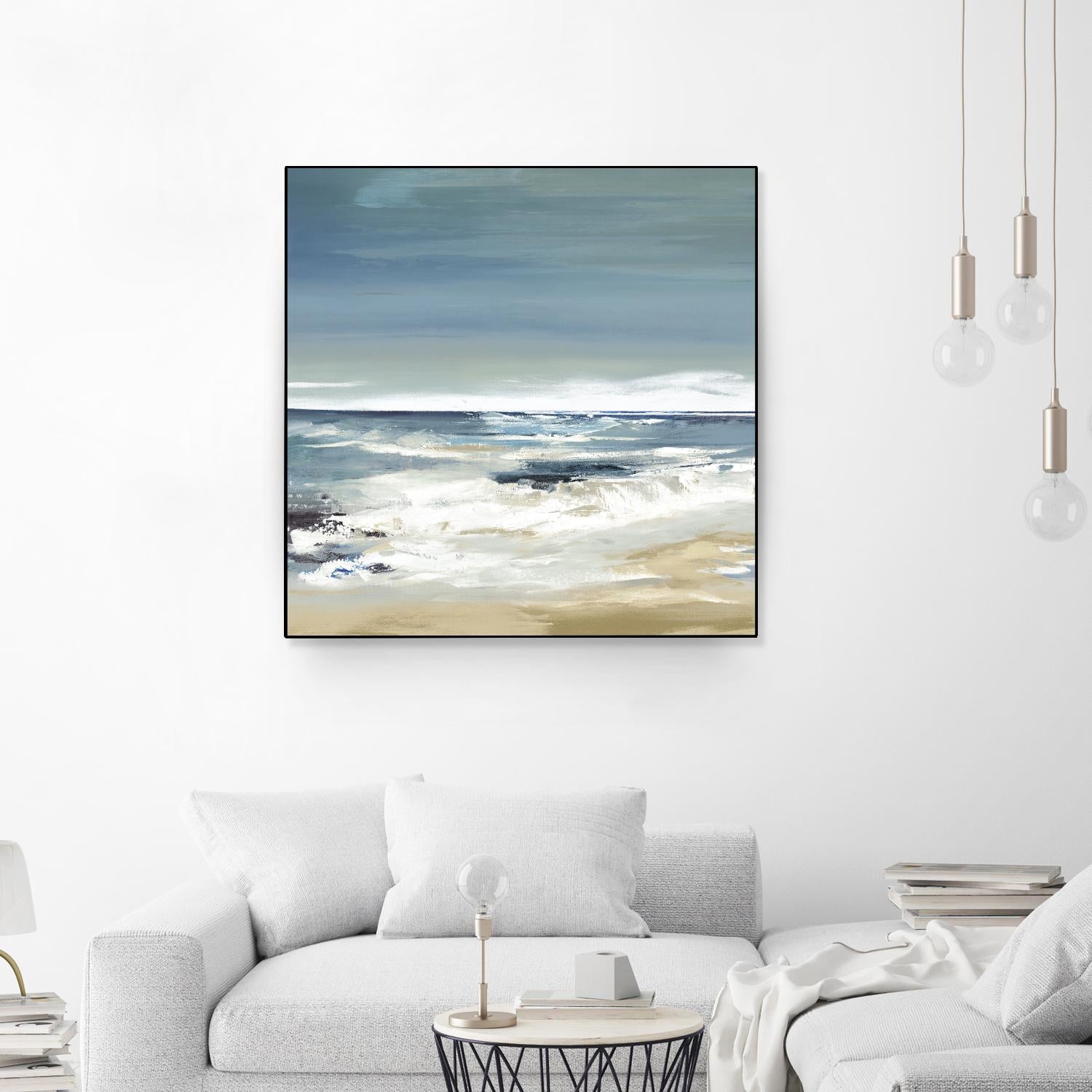 East Coast II by Valeria Mravyan on GIANT ART - beige abstract beach house art