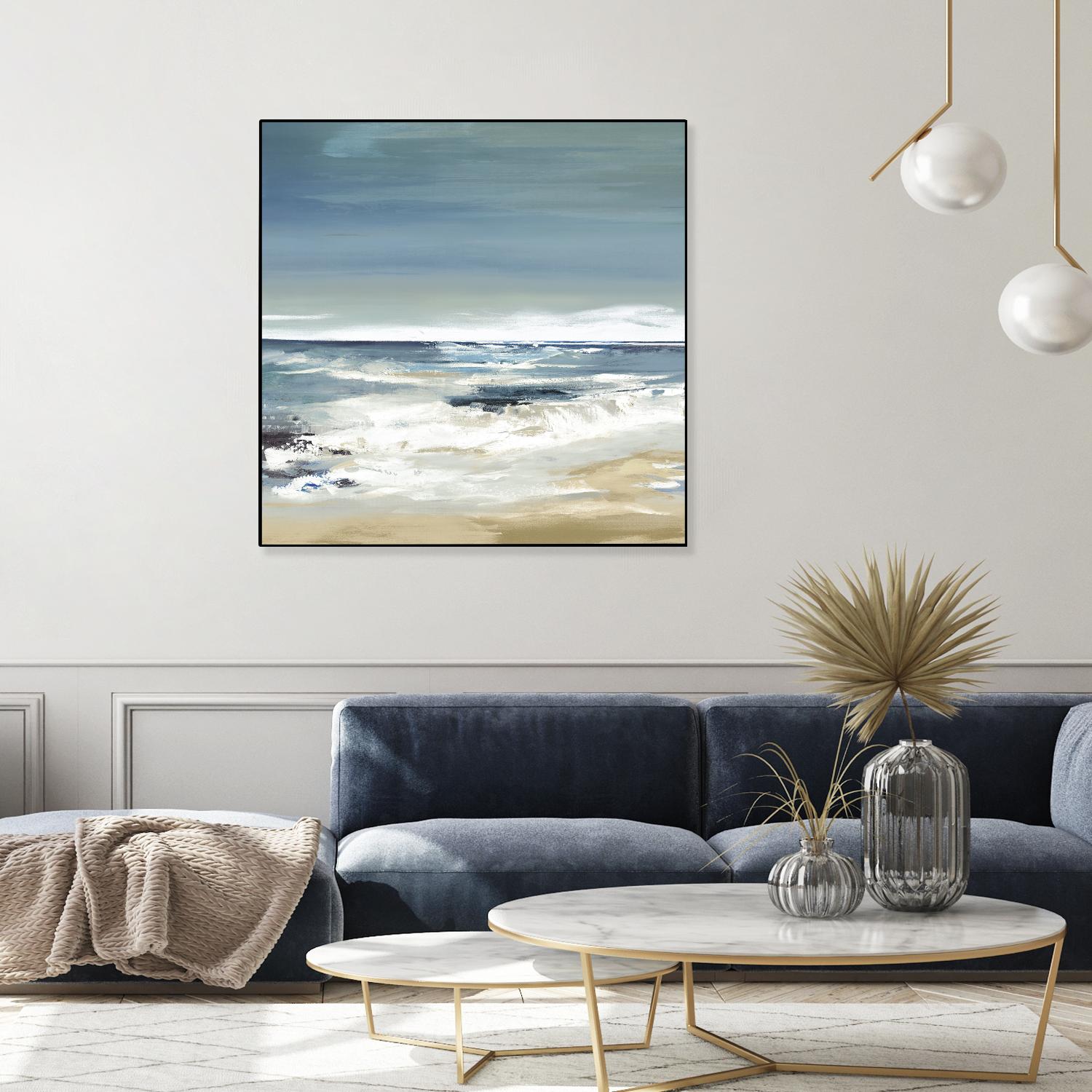 East Coast II by Valeria Mravyan on GIANT ART - beige abstract beach house art