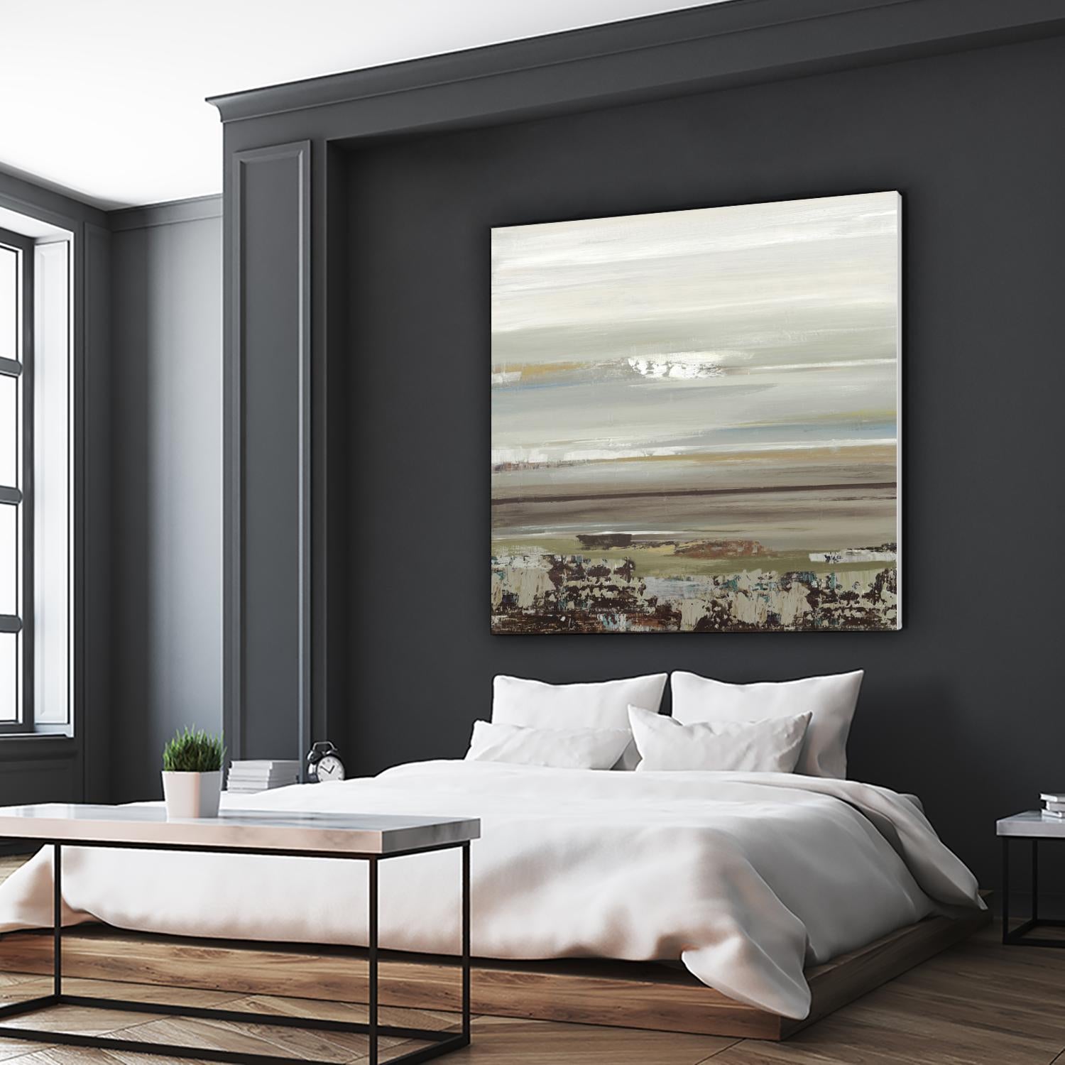 Abyss II by Valeria Mravyan on GIANT ART - blue abstract, landscape