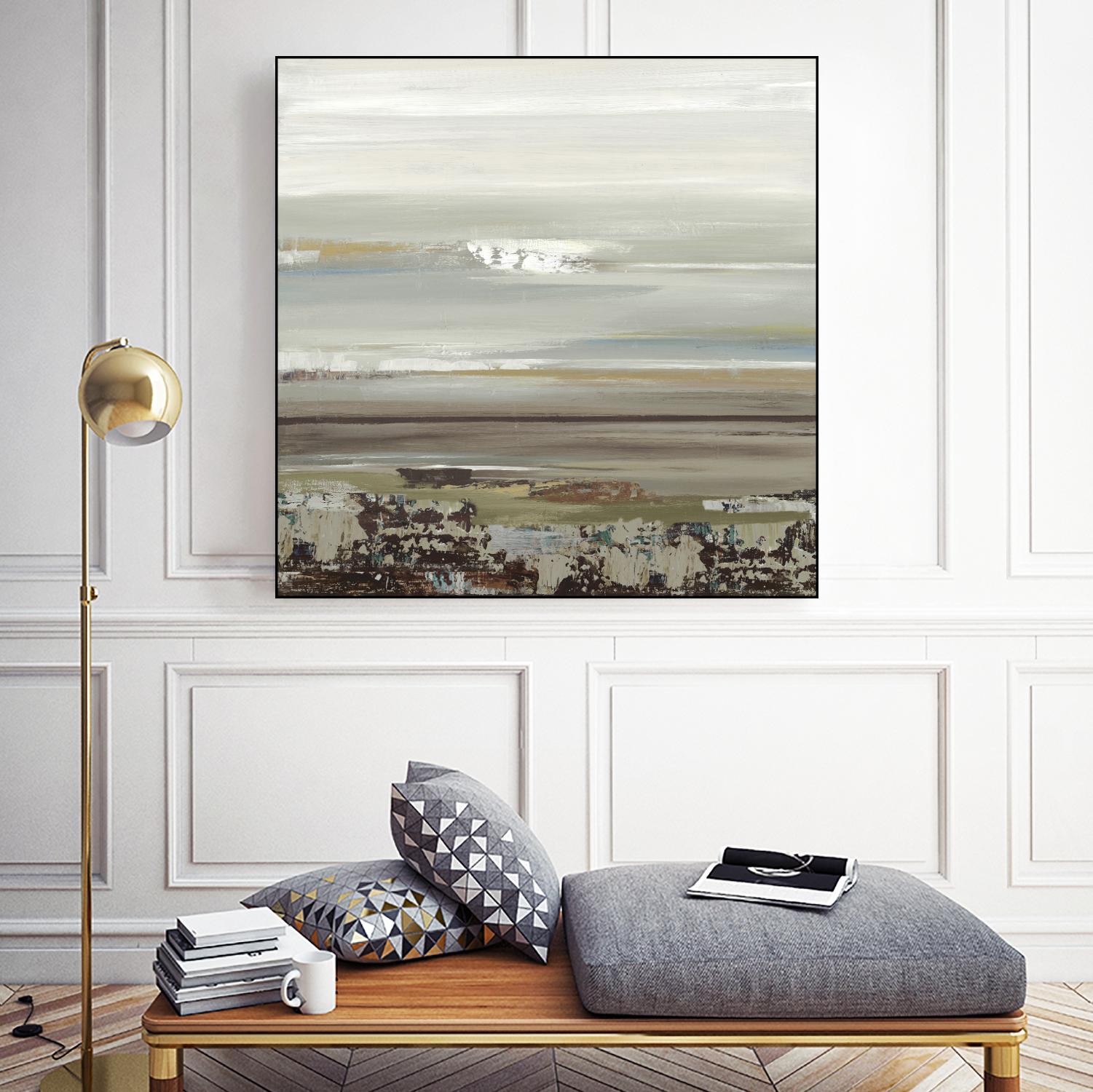 Abyss II by Valeria Mravyan on GIANT ART - blue abstract, landscape