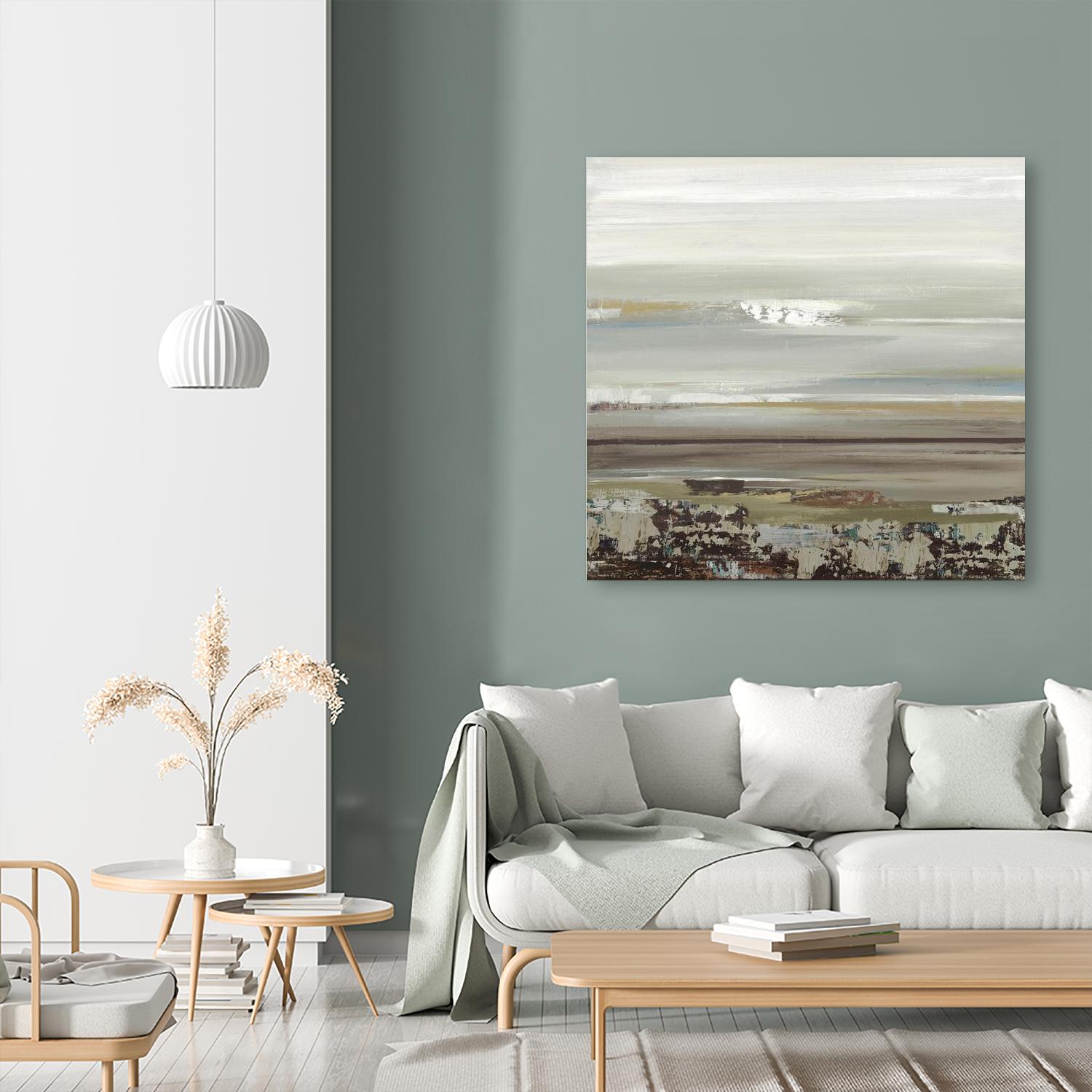 Abyss II by Valeria Mravyan on GIANT ART - blue abstract, landscape