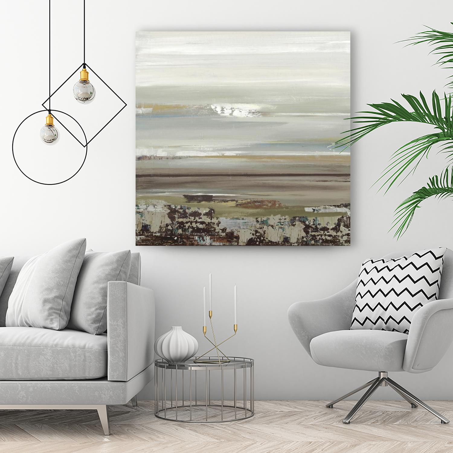 Abyss II by Valeria Mravyan on GIANT ART - blue abstract, landscape