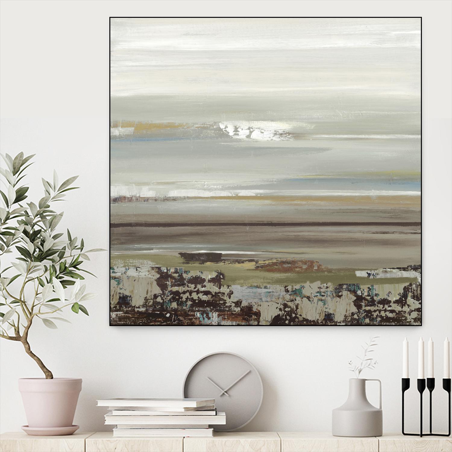 Abyss II by Valeria Mravyan on GIANT ART - blue abstract, landscape