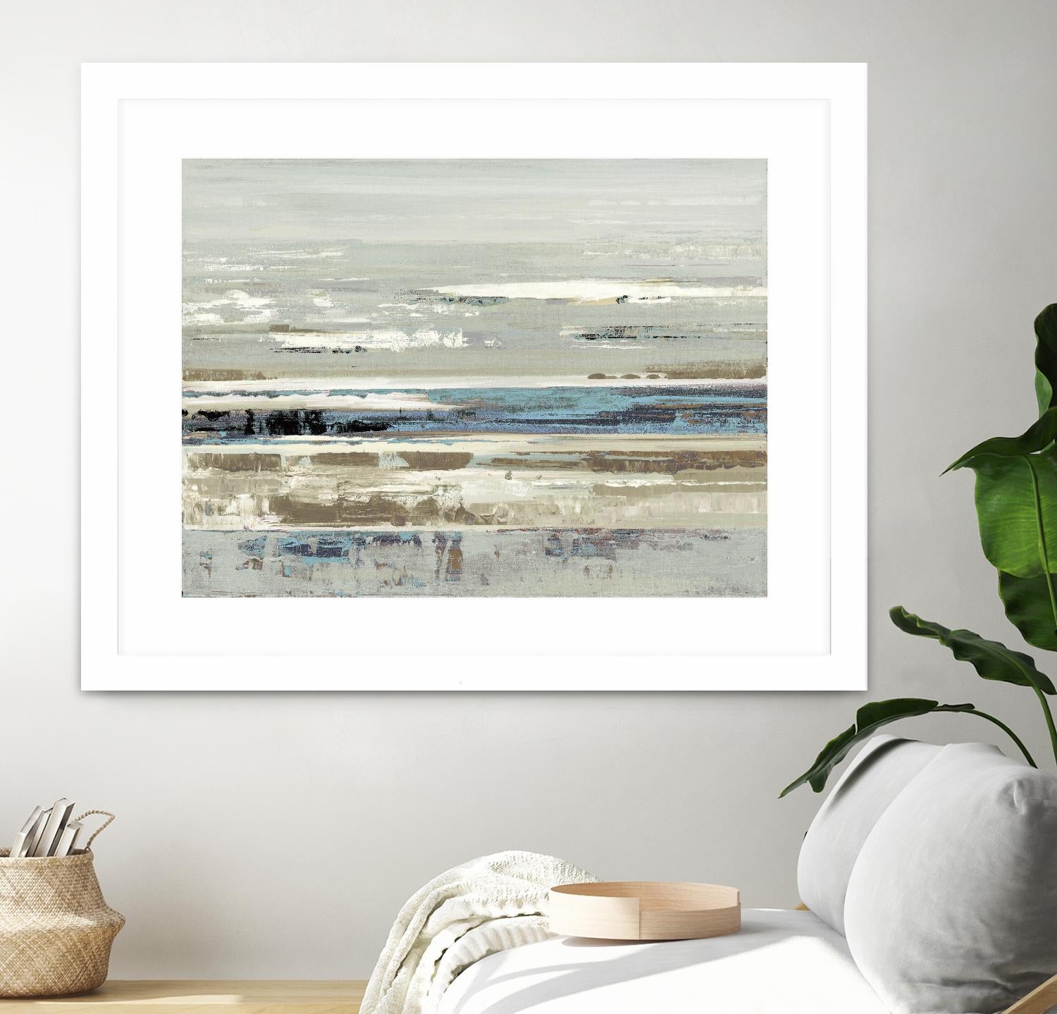 Eternal Horizon I by Valeria Mravyan on GIANT ART - beige abstract