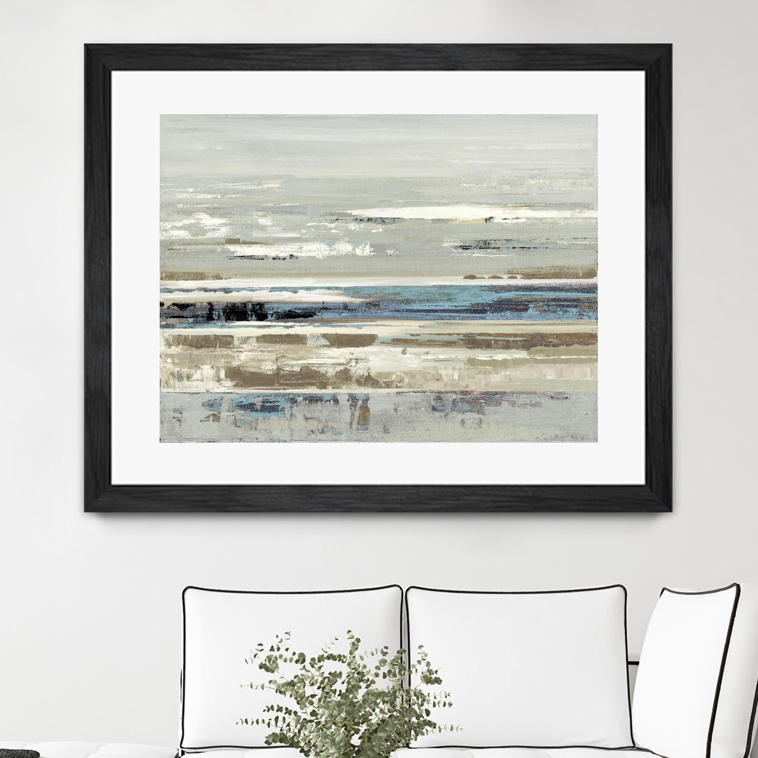 Eternal Horizon I by Valeria Mravyan on GIANT ART - beige abstract