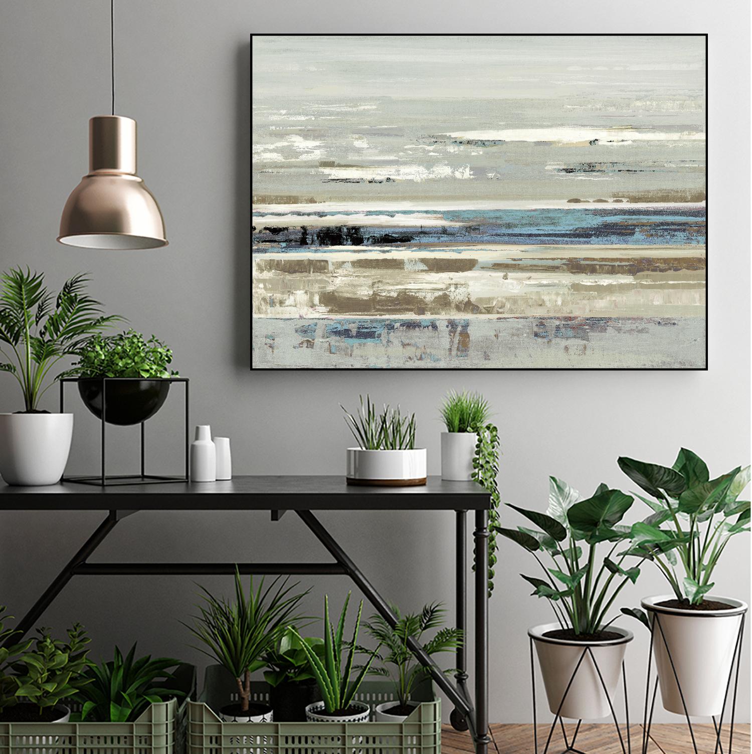 Eternal Horizon I by Valeria Mravyan on GIANT ART - beige abstract