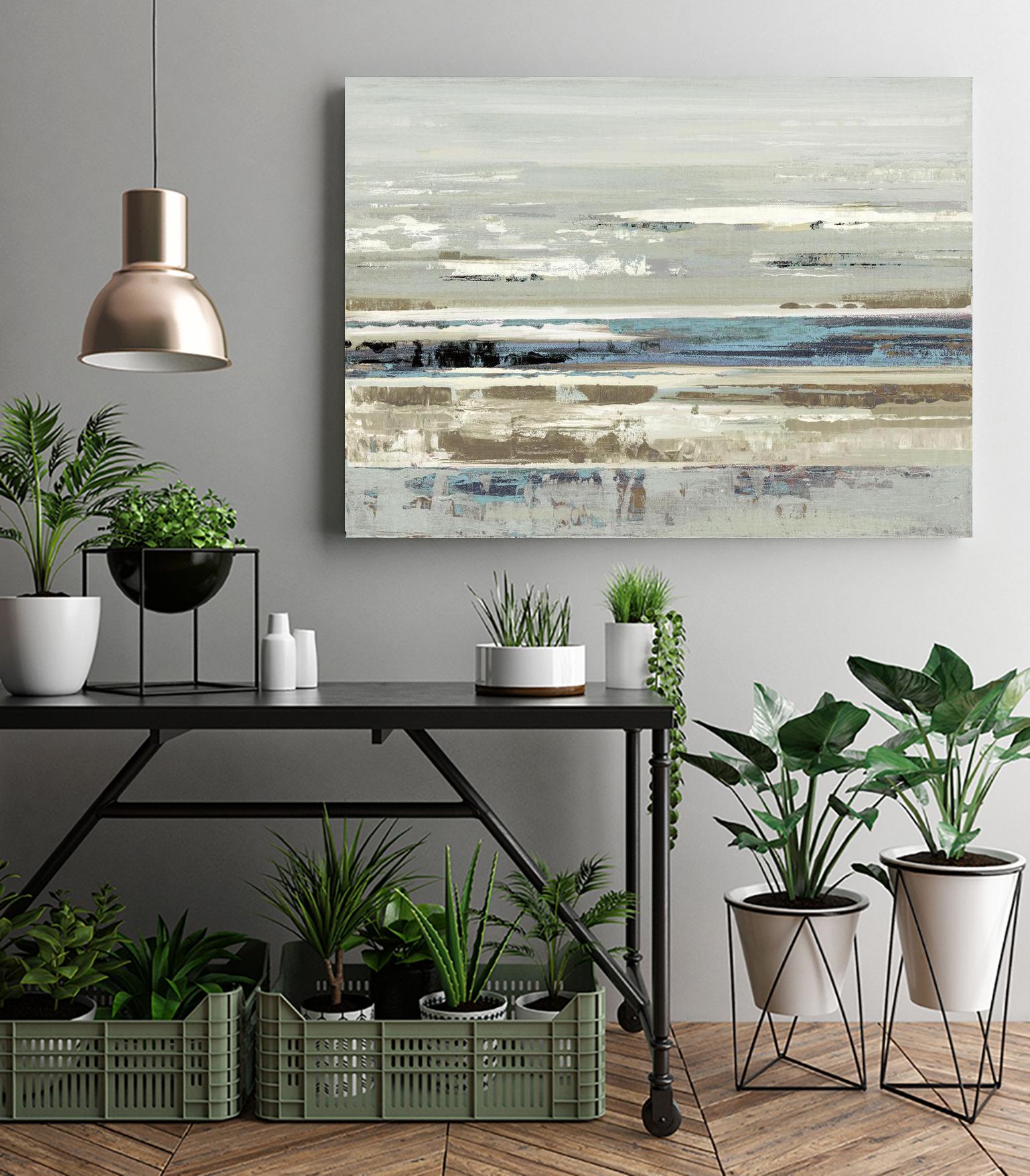 Eternal Horizon I by Valeria Mravyan on GIANT ART - beige abstract