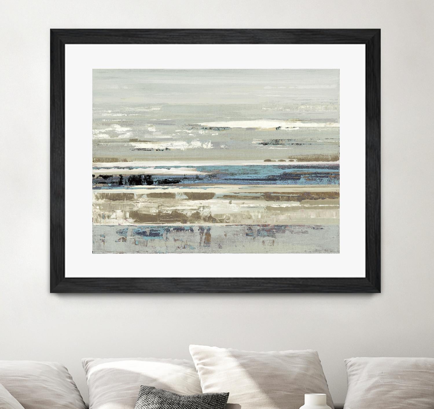 Eternal Horizon I by Valeria Mravyan on GIANT ART - beige abstract