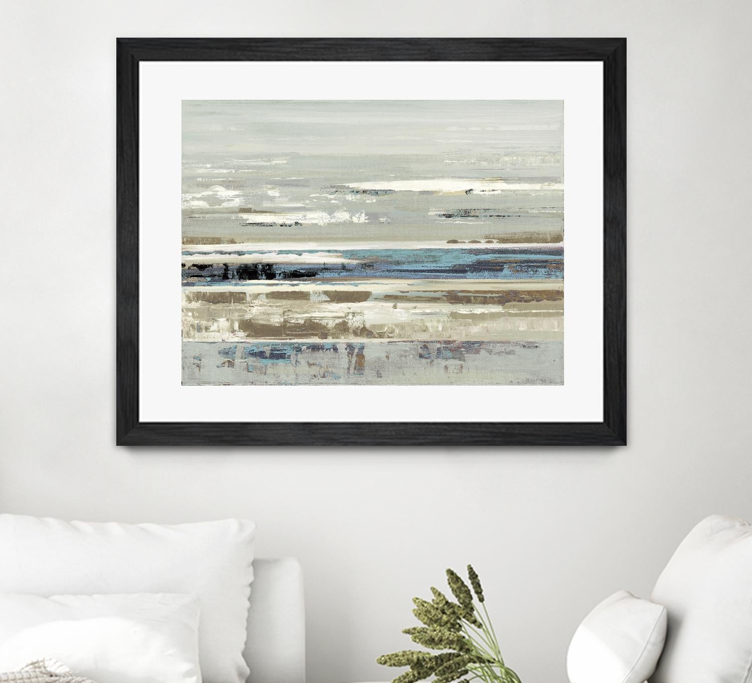 Eternal Horizon I by Valeria Mravyan on GIANT ART - beige abstract