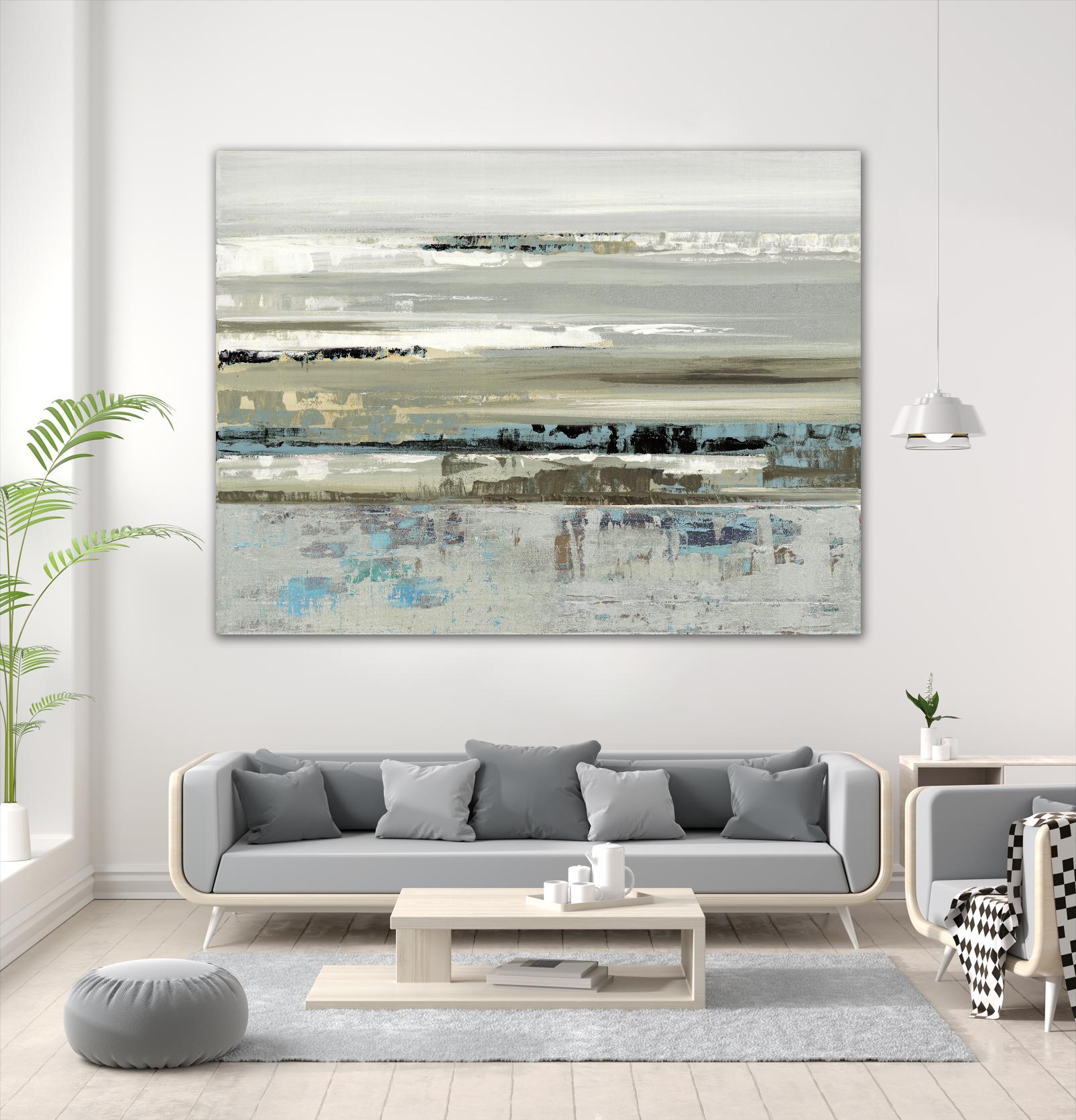Eternal Horizon II by Valeria Mravyan on GIANT ART - beige abstract