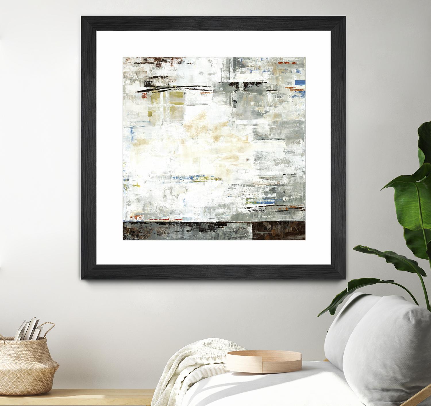 Grey Zone I by Valeria Mravyan on GIANT ART - white abstract