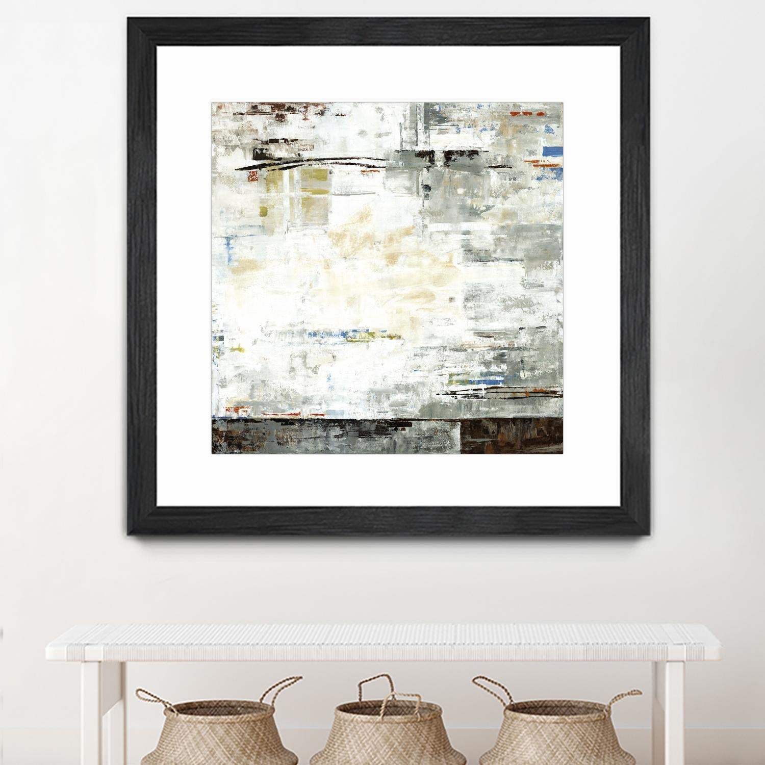 Grey Zone I by Valeria Mravyan on GIANT ART - white abstract
