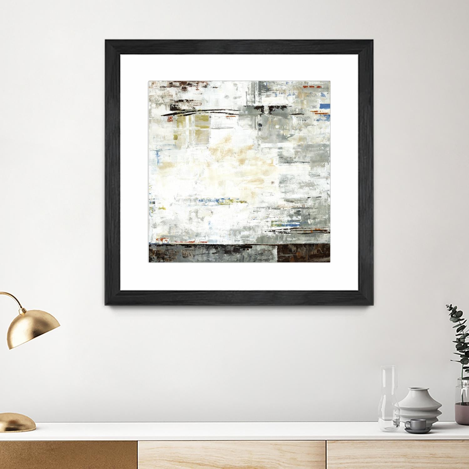 Grey Zone I by Valeria Mravyan on GIANT ART - white abstract