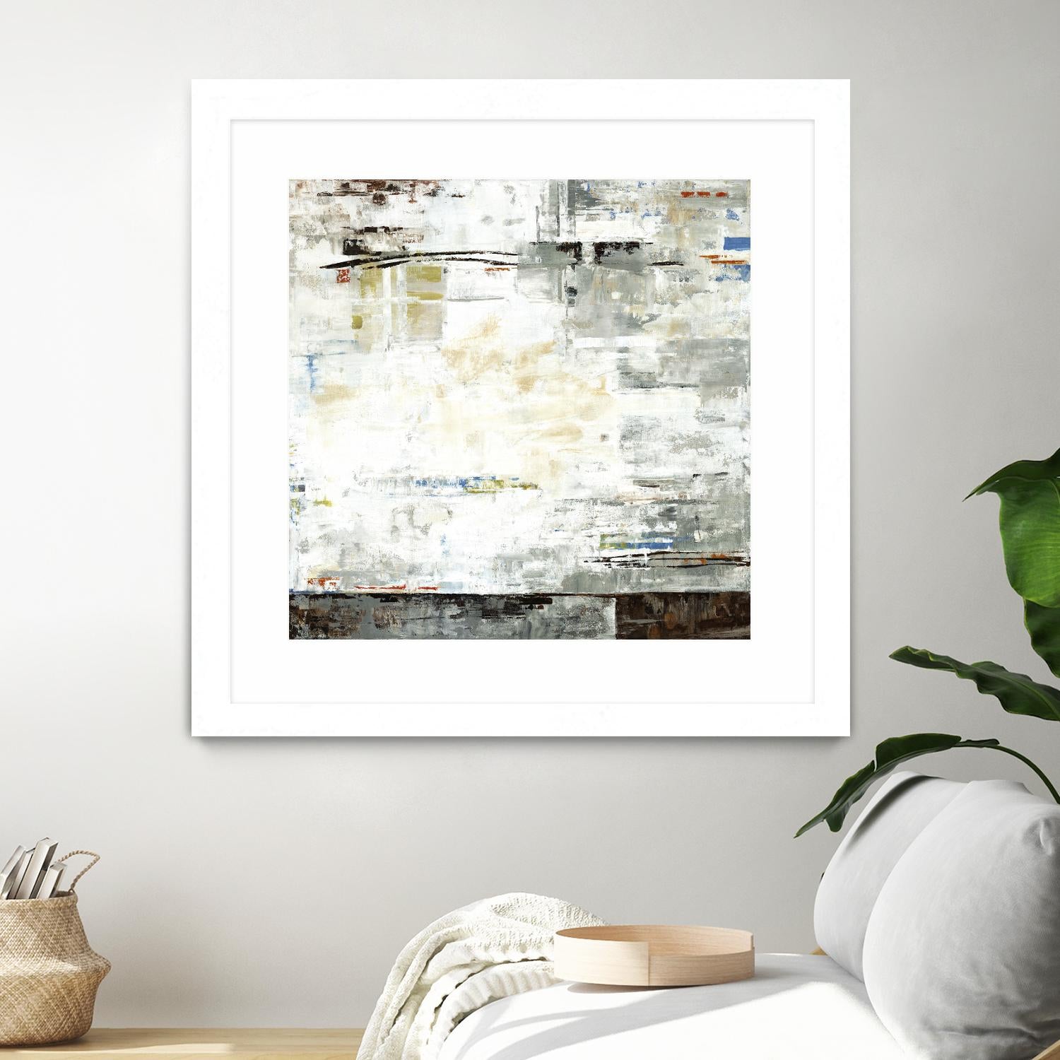 Grey Zone I by Valeria Mravyan on GIANT ART - white abstract
