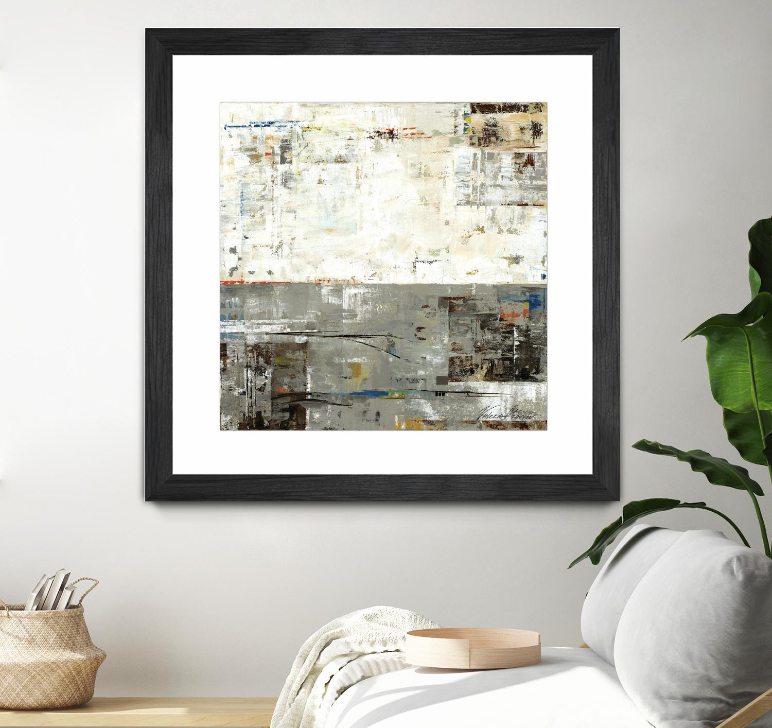 Grey Zone II by Valeria Mravyan on GIANT ART - beige abstract