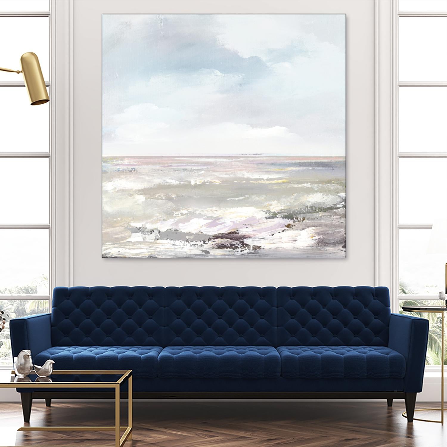 Beneath the Sky I by Valeria Mravyan on GIANT ART - pink abstract