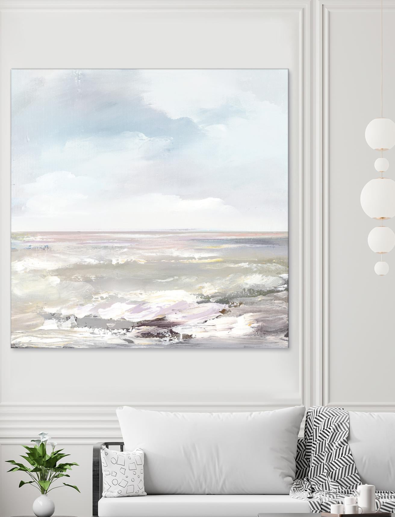 Beneath the Sky I by Valeria Mravyan on GIANT ART - pink abstract