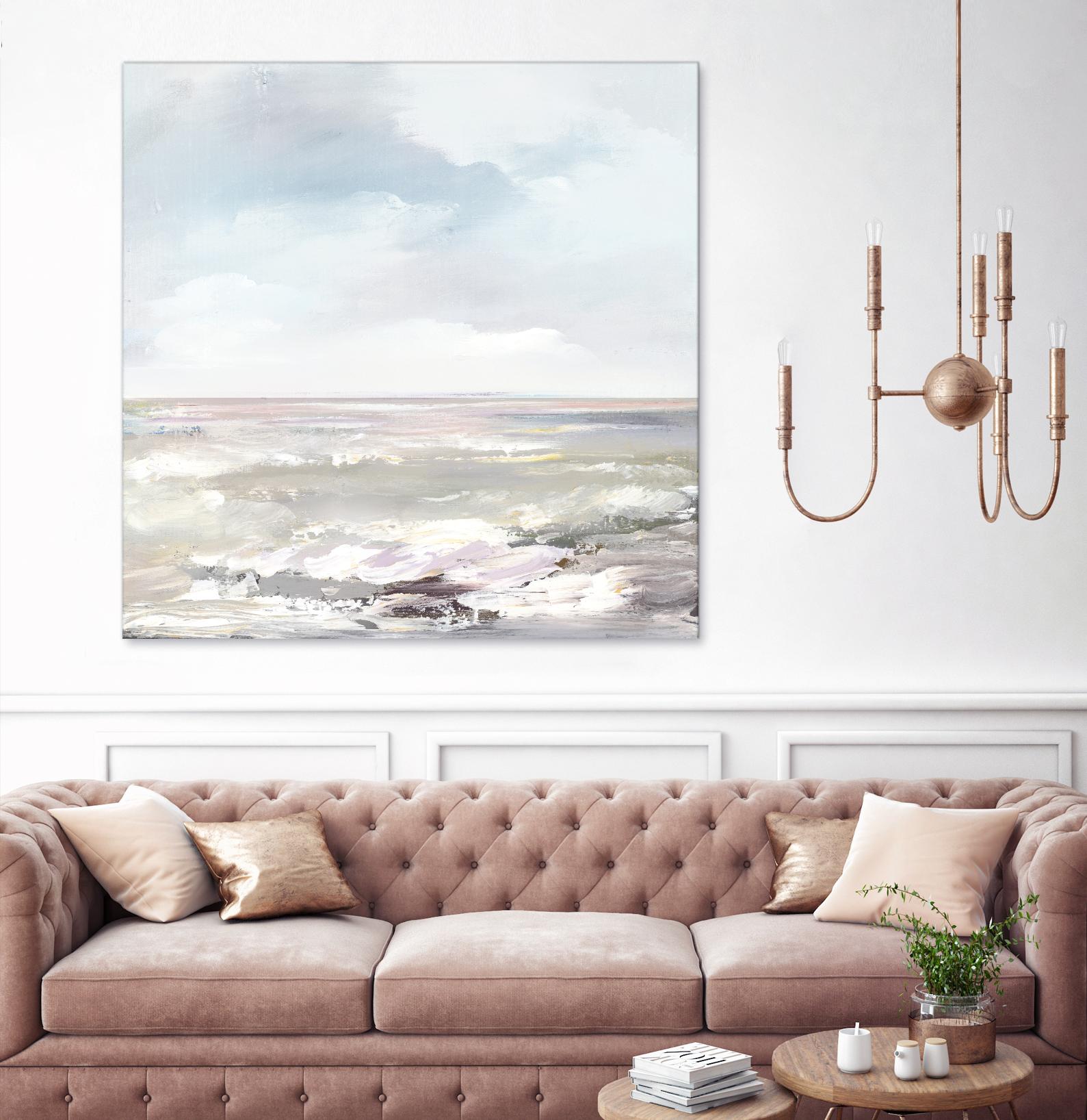 Beneath the Sky I by Valeria Mravyan on GIANT ART - pink abstract