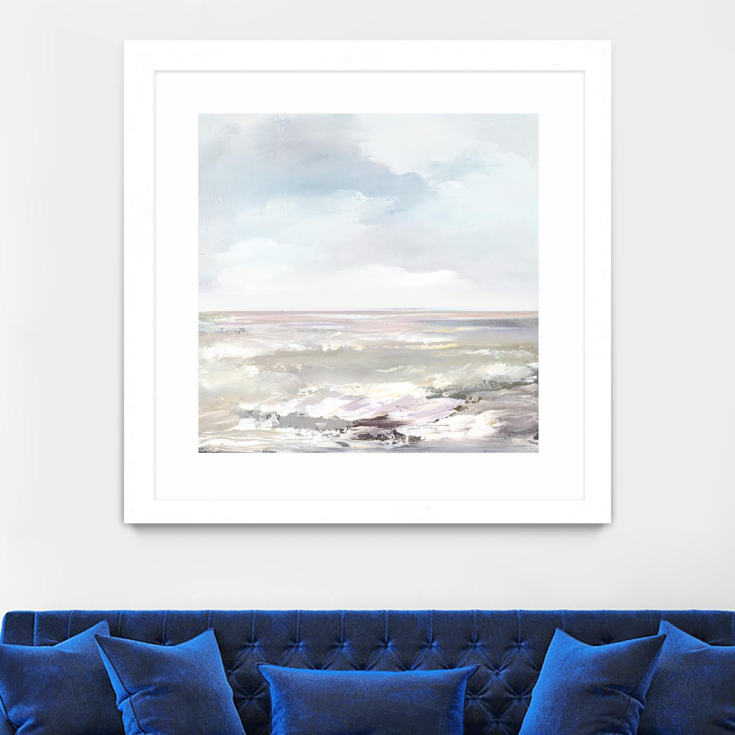 Beneath the Sky I by Valeria Mravyan on GIANT ART - pink abstract