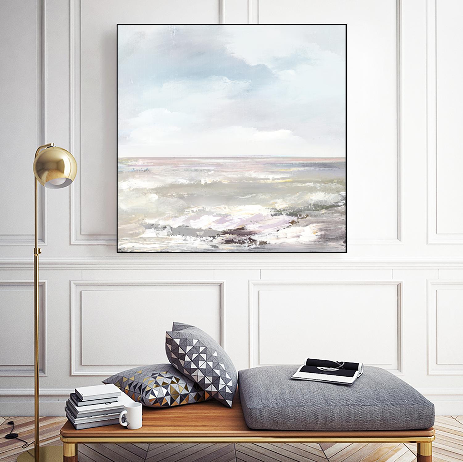 Beneath the Sky I by Valeria Mravyan on GIANT ART - pink abstract