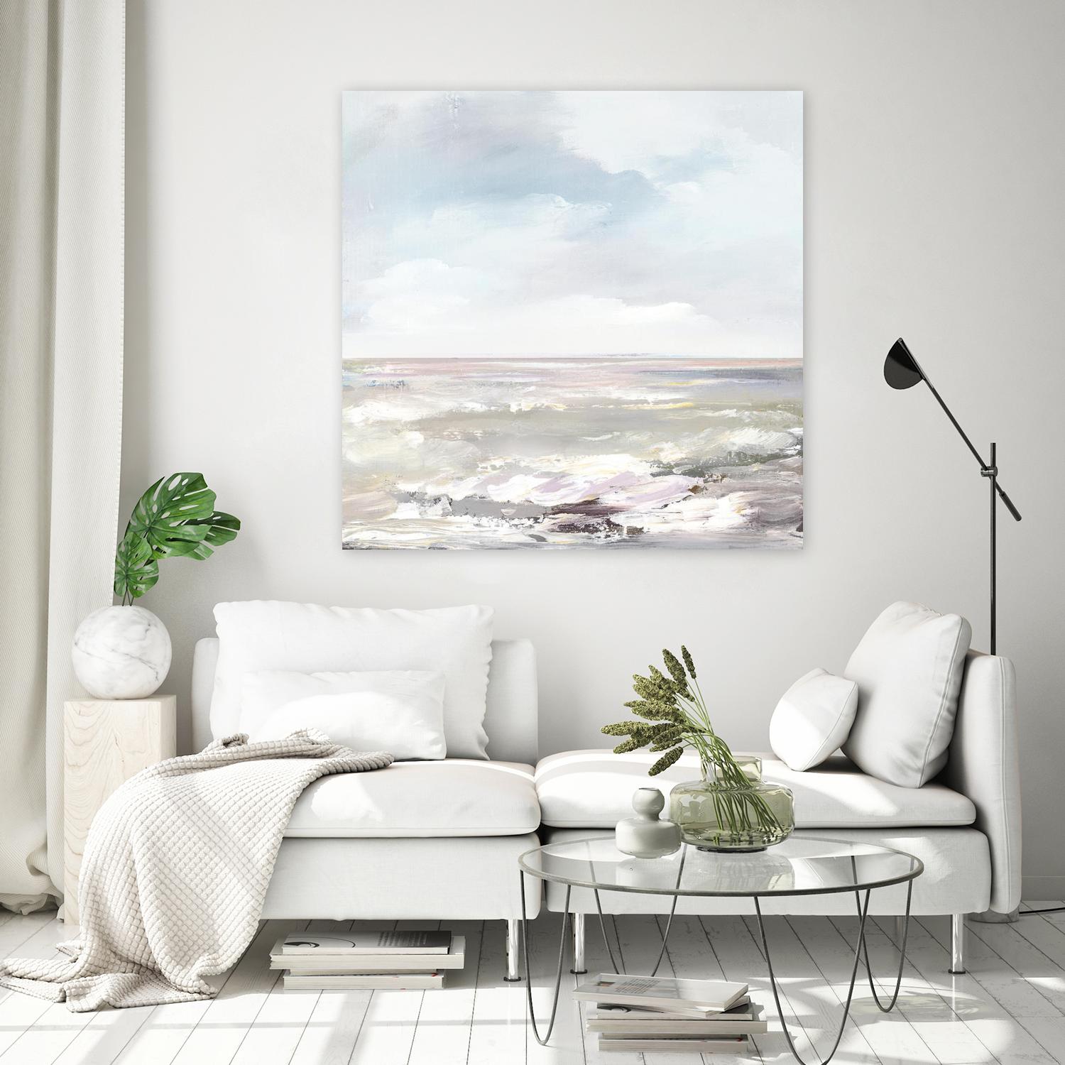 Beneath the Sky I by Valeria Mravyan on GIANT ART - pink abstract