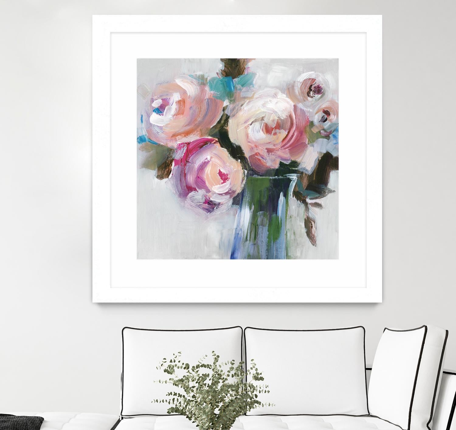 Bouquet II by Valeria Mravyan on GIANT ART - pink floral