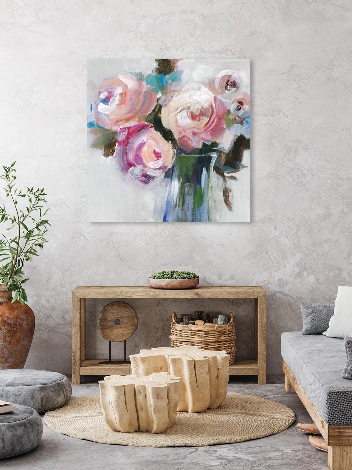 Bouquet II by Valeria Mravyan on GIANT ART - pink floral