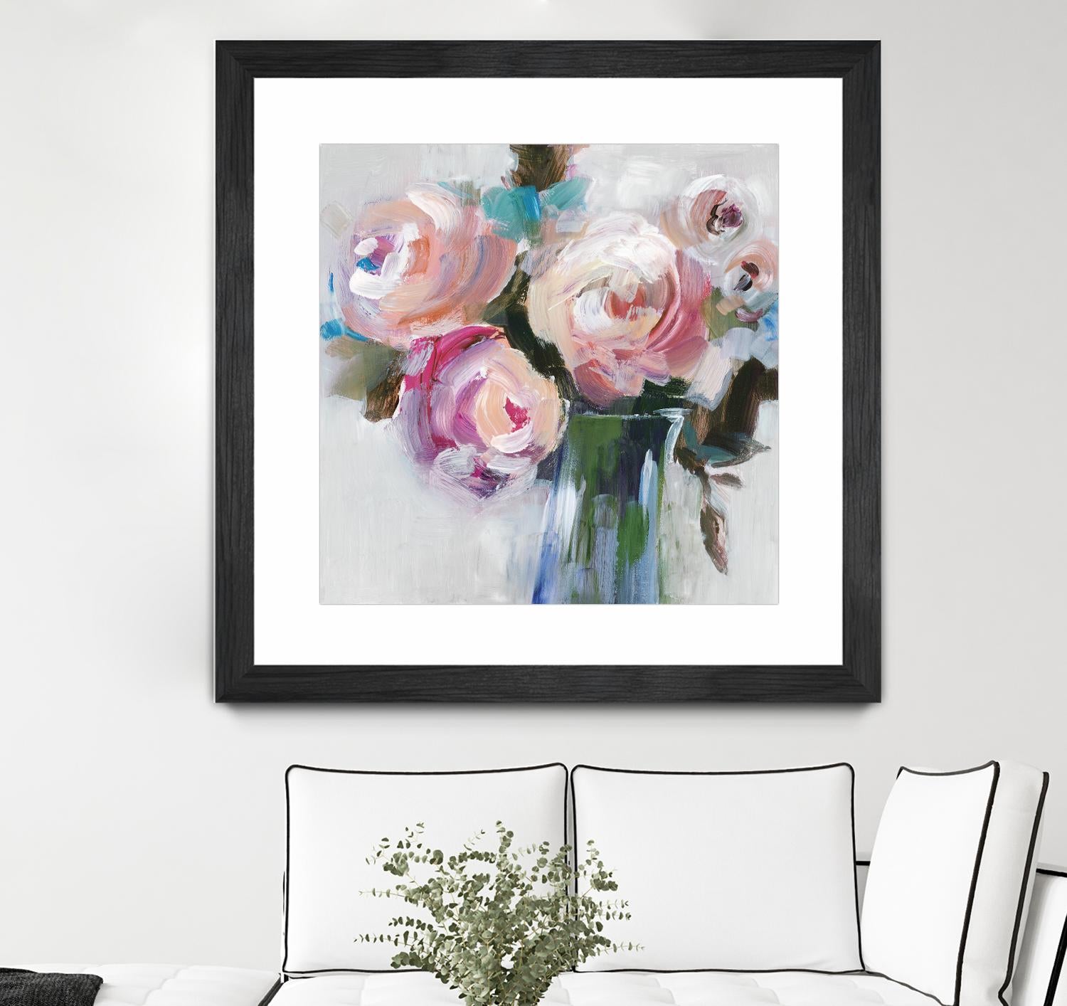 Bouquet II by Valeria Mravyan on GIANT ART - pink floral