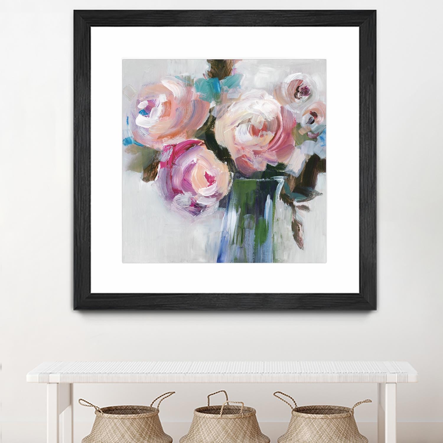 Bouquet II by Valeria Mravyan on GIANT ART - pink floral