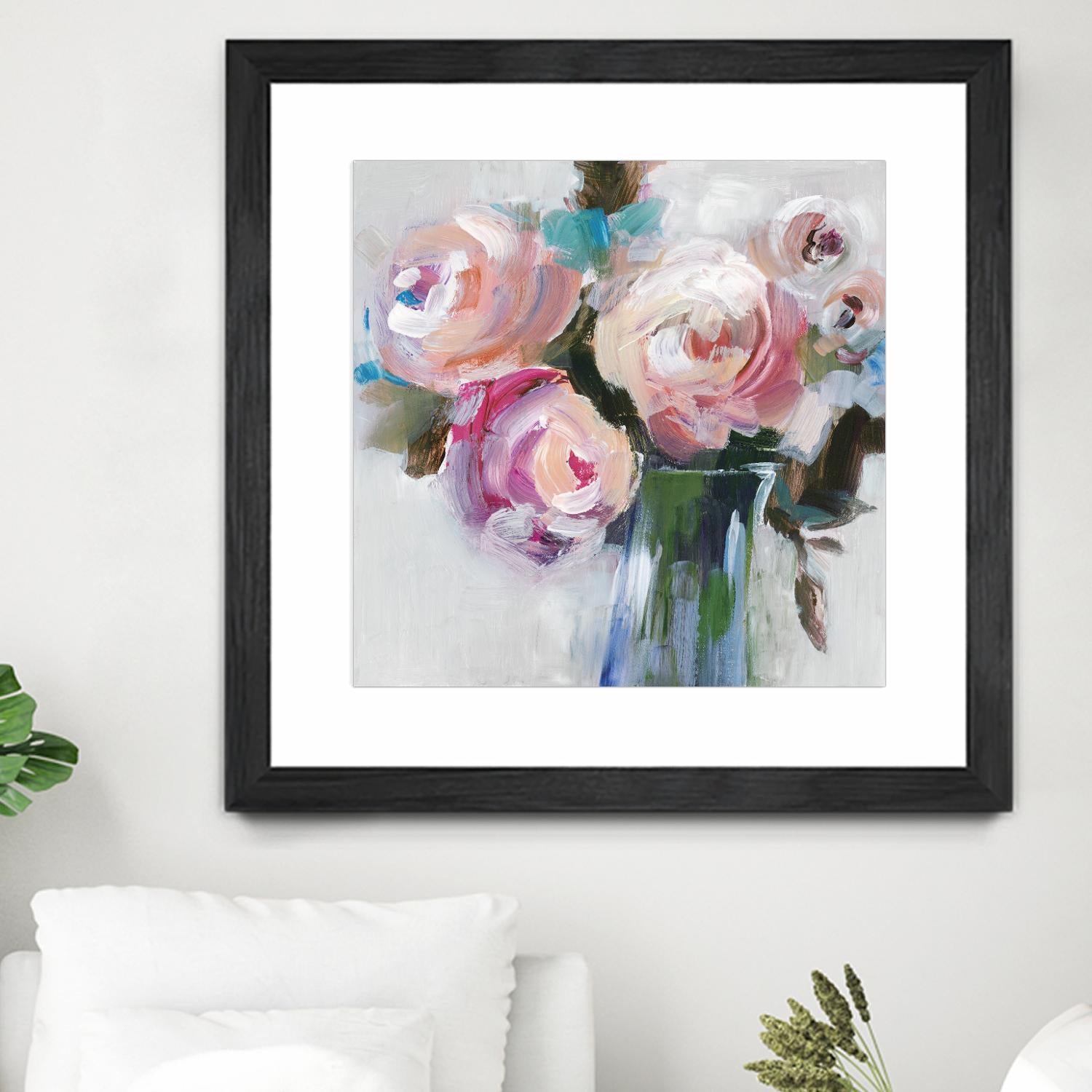 Bouquet II by Valeria Mravyan on GIANT ART - pink floral