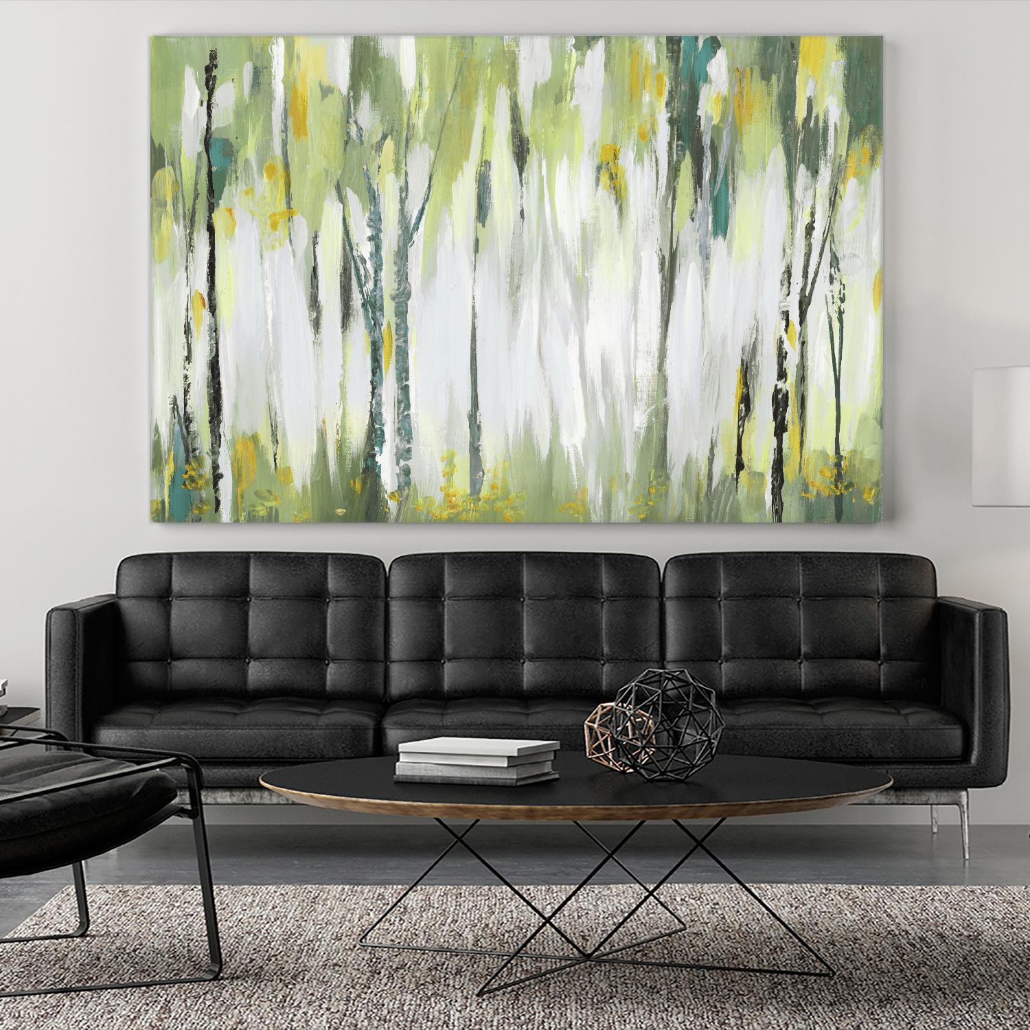 Breezy II by Valeria Mravyan on GIANT ART - yellow trees