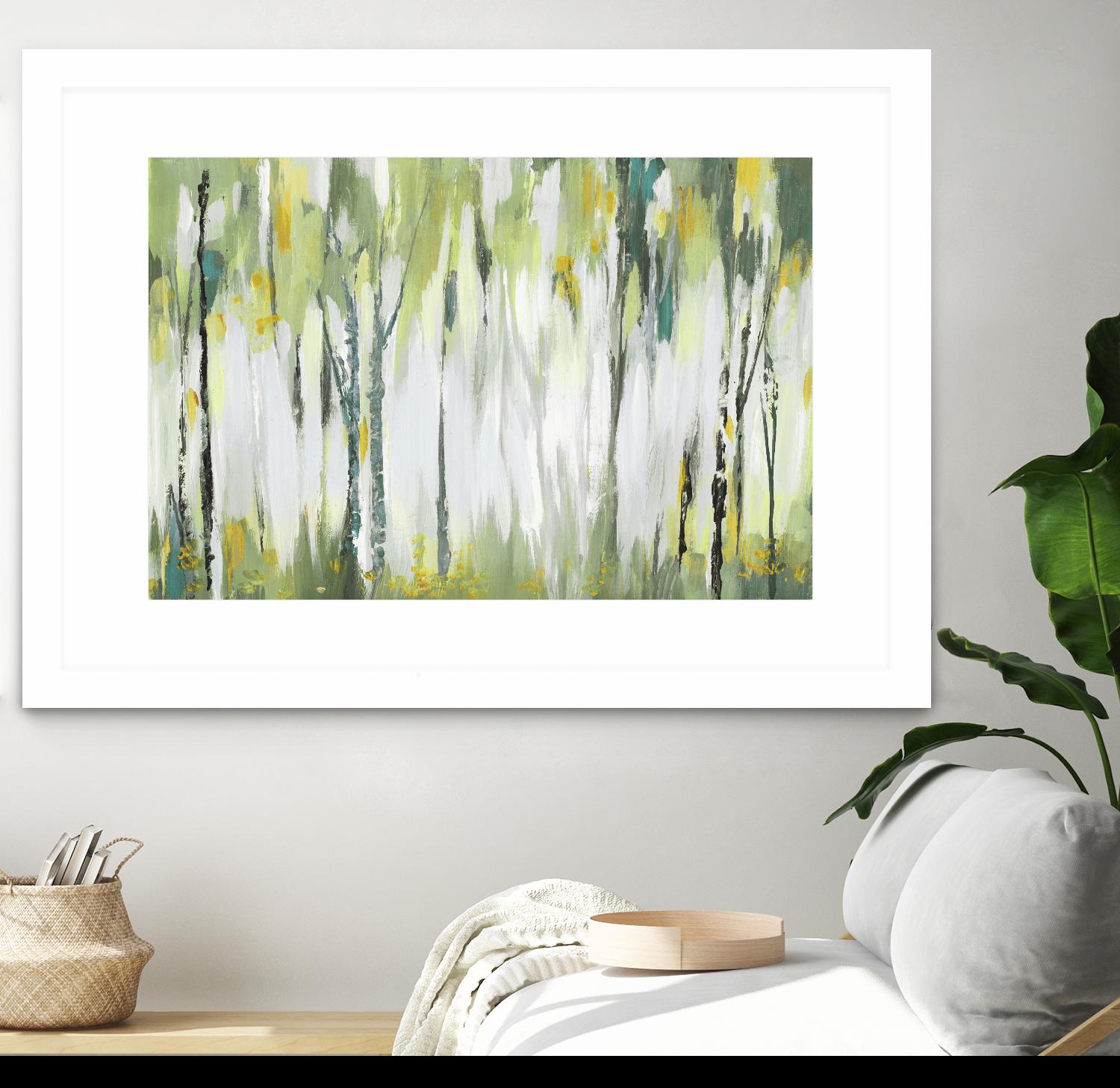 Breezy II by Valeria Mravyan on GIANT ART - yellow trees