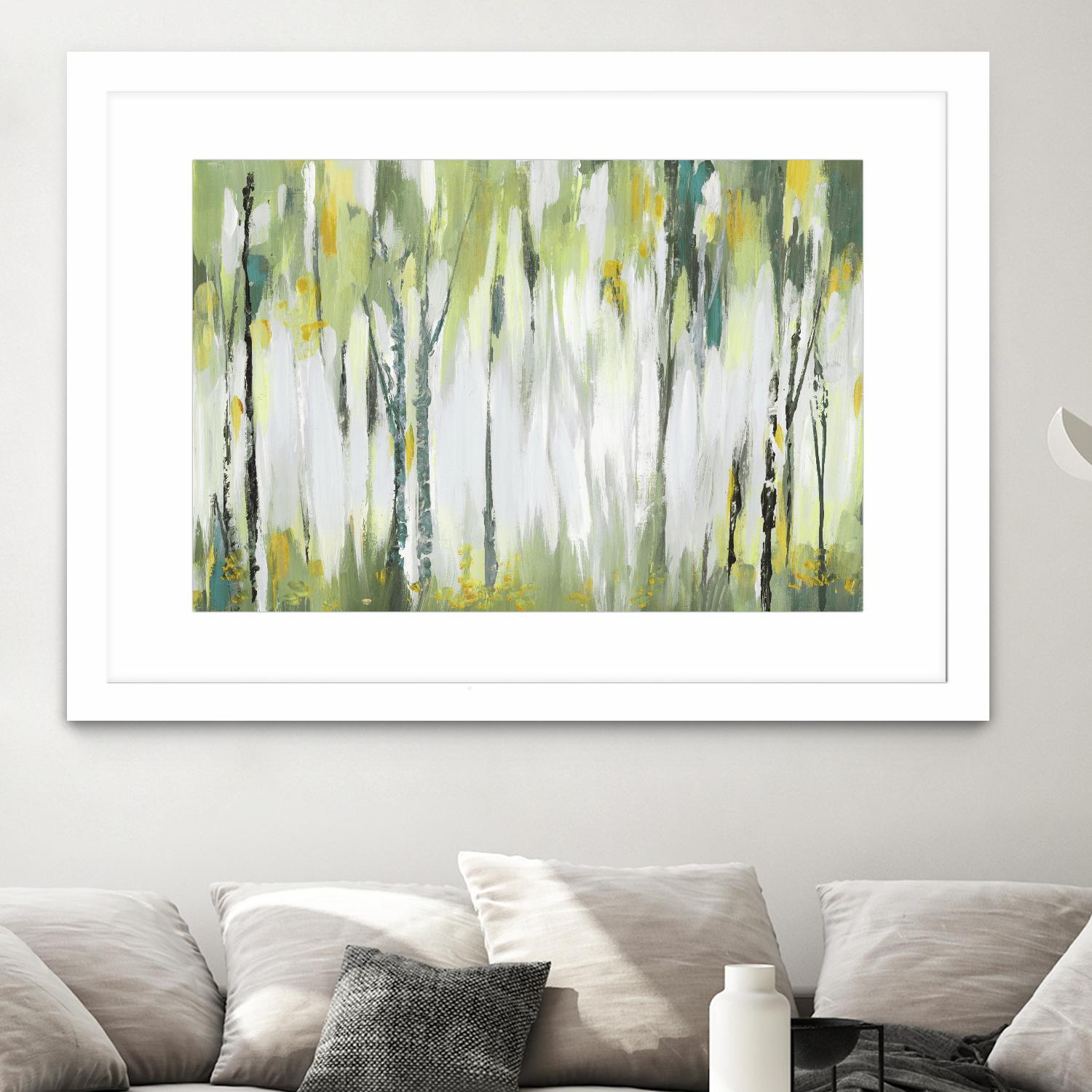 Breezy II by Valeria Mravyan on GIANT ART - yellow trees