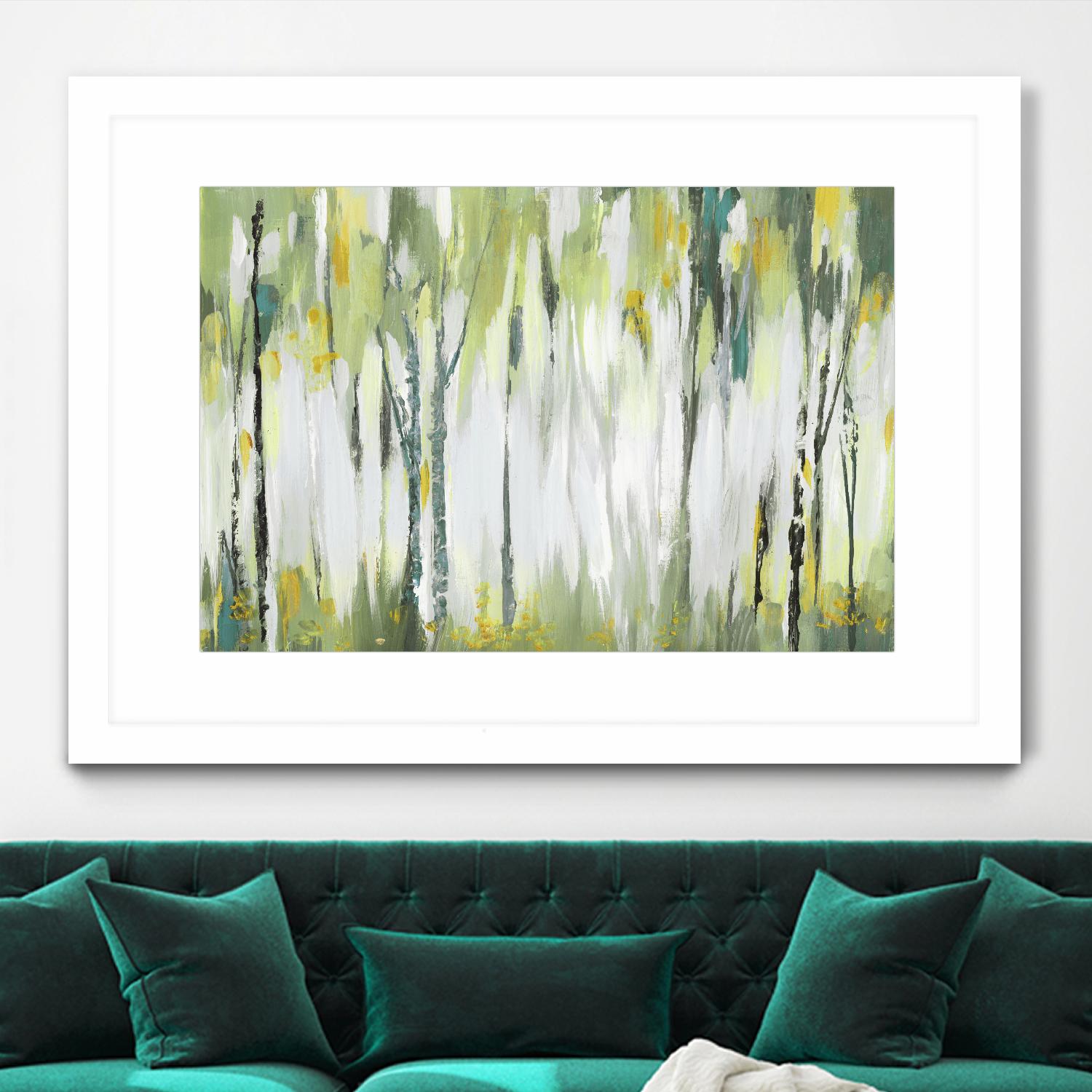 Breezy II by Valeria Mravyan on GIANT ART - yellow trees