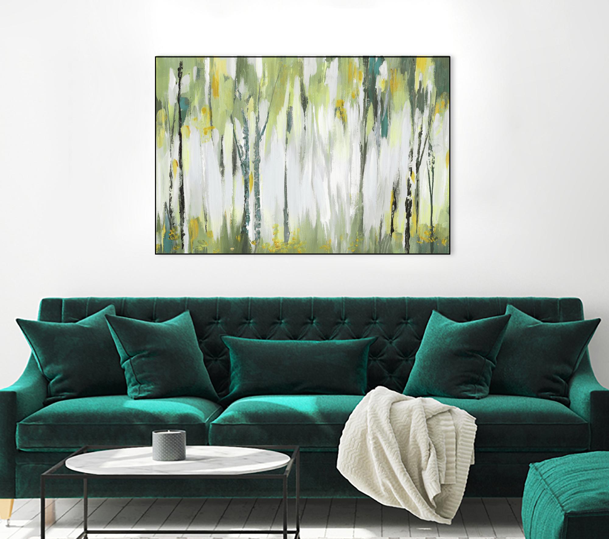 Breezy II by Valeria Mravyan on GIANT ART - yellow trees