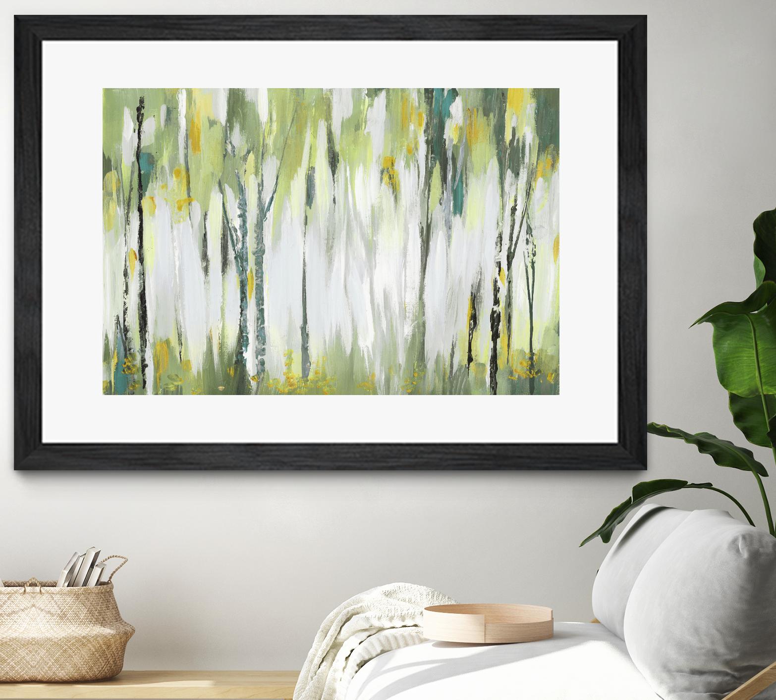 Breezy II by Valeria Mravyan on GIANT ART - yellow trees