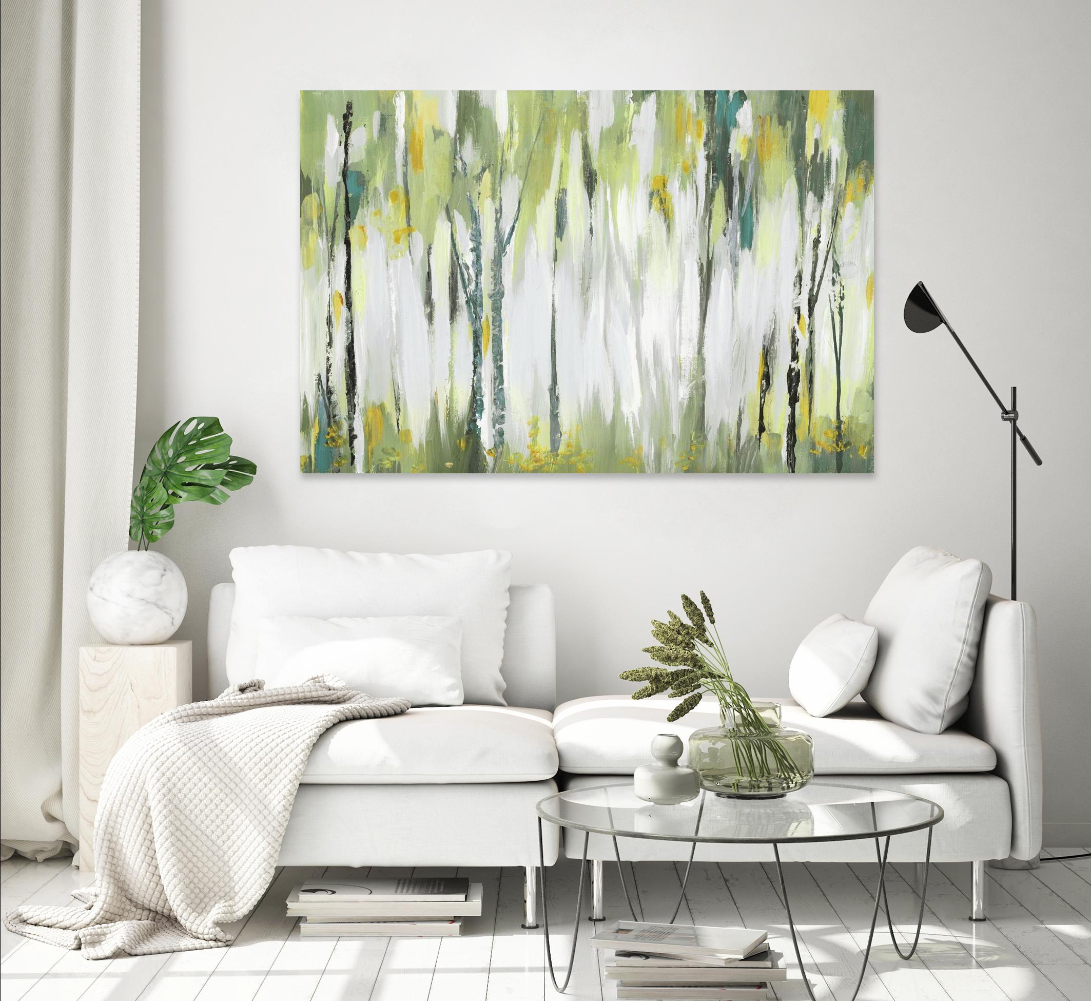 Breezy II by Valeria Mravyan on GIANT ART - yellow trees