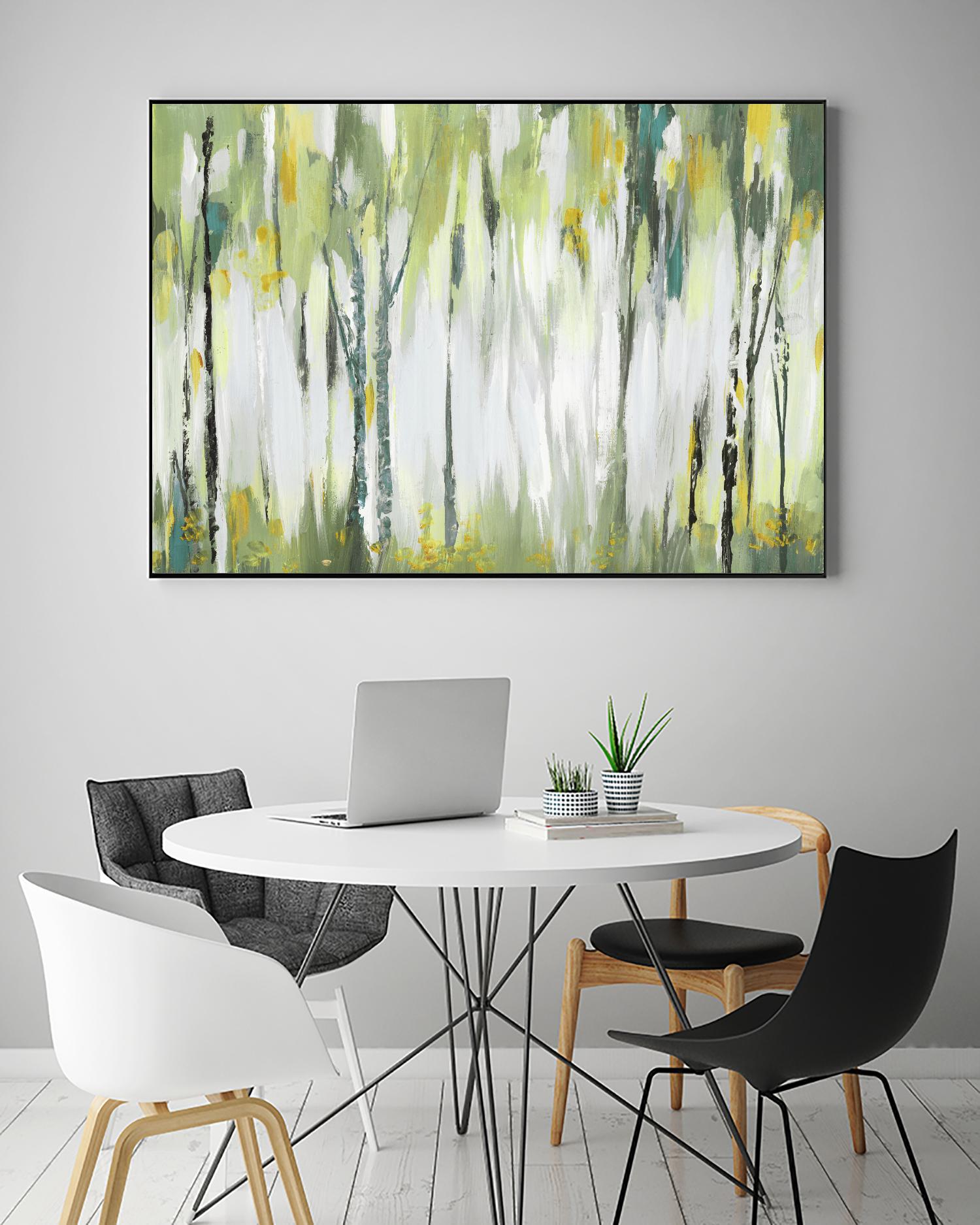 Breezy II by Valeria Mravyan on GIANT ART - yellow trees