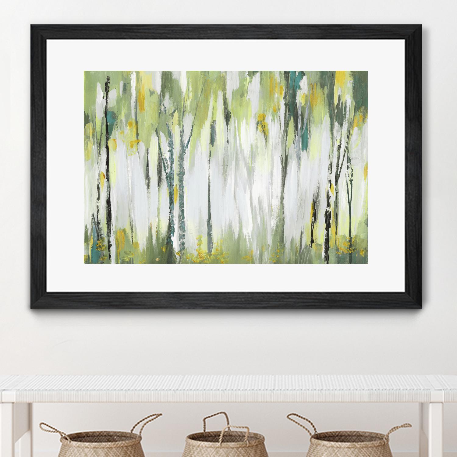 Breezy II by Valeria Mravyan on GIANT ART - yellow trees