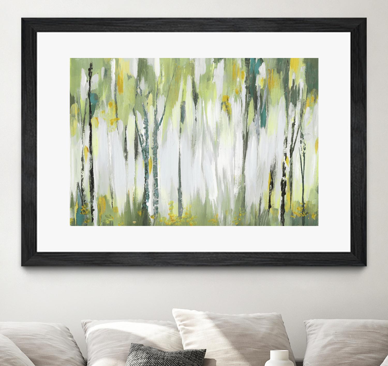 Breezy II by Valeria Mravyan on GIANT ART - yellow trees