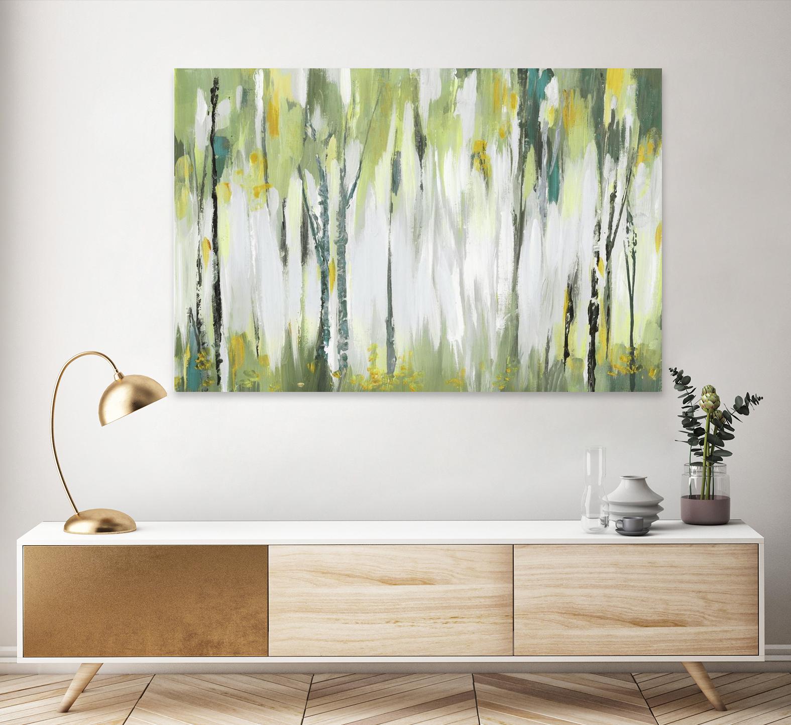 Breezy II by Valeria Mravyan on GIANT ART - yellow trees