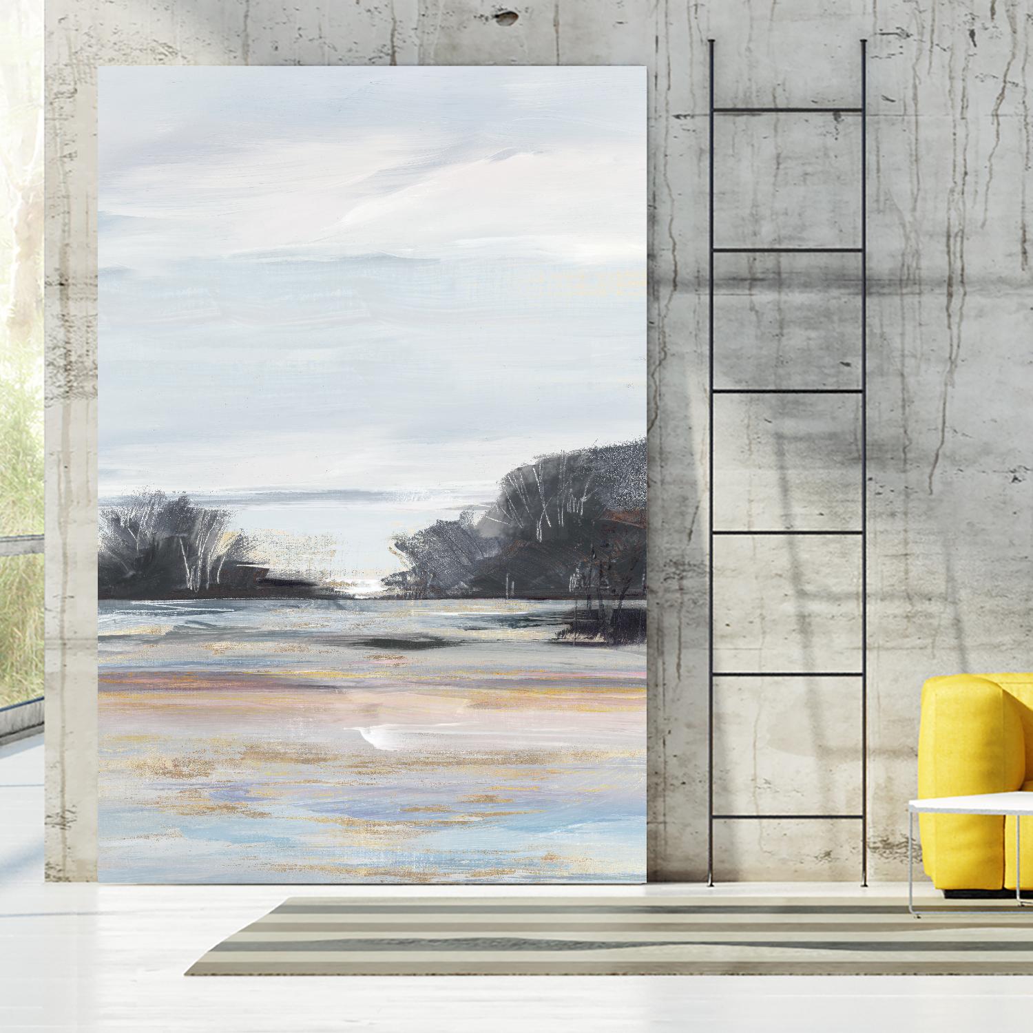 Organic Field I by Valeria Mravyan on GIANT ART - black landscape