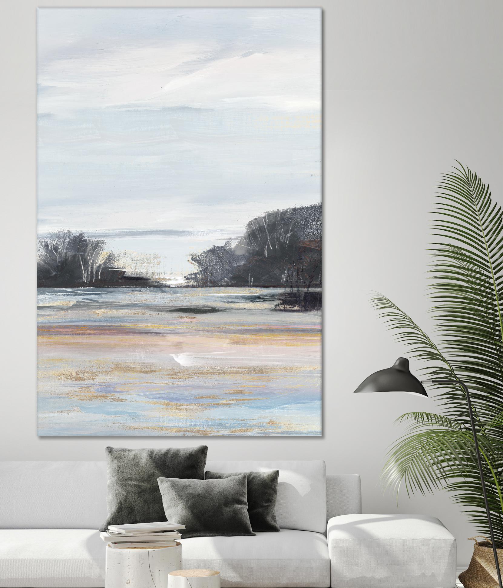 Organic Field I by Valeria Mravyan on GIANT ART - black landscape