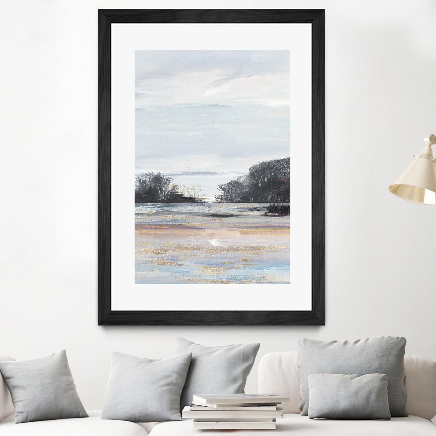 Organic Field I by Valeria Mravyan on GIANT ART - black landscape