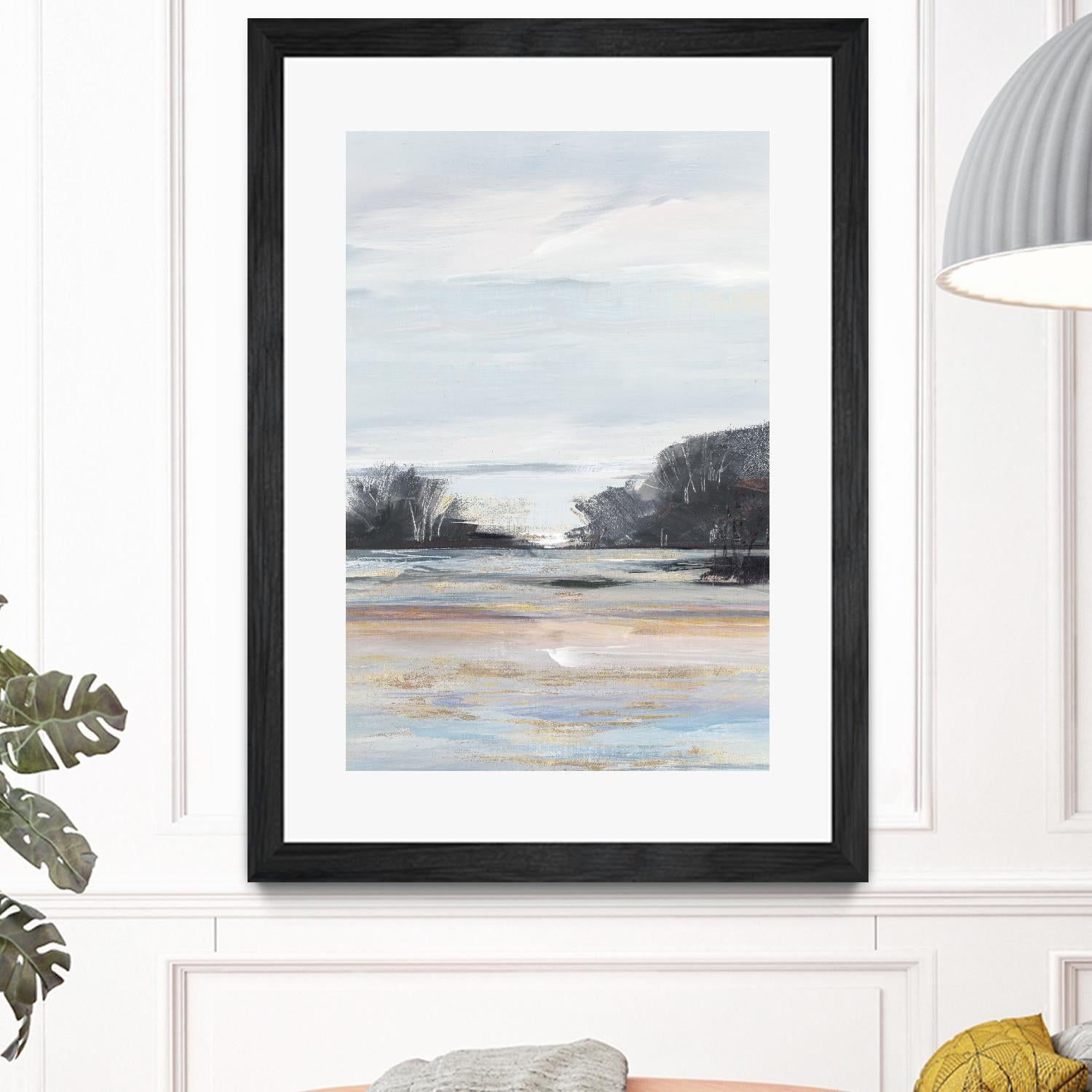 Organic Field I by Valeria Mravyan on GIANT ART - black landscape