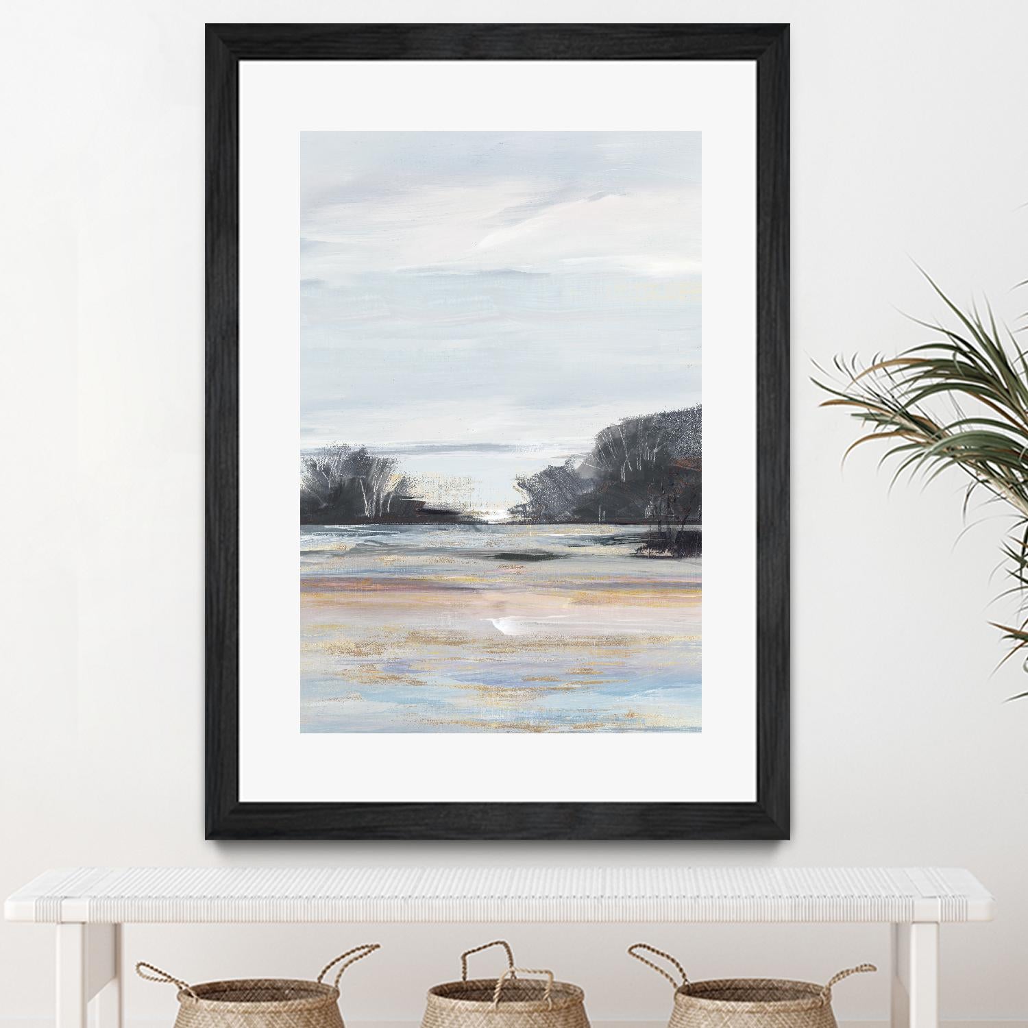 Organic Field I by Valeria Mravyan on GIANT ART - black landscape