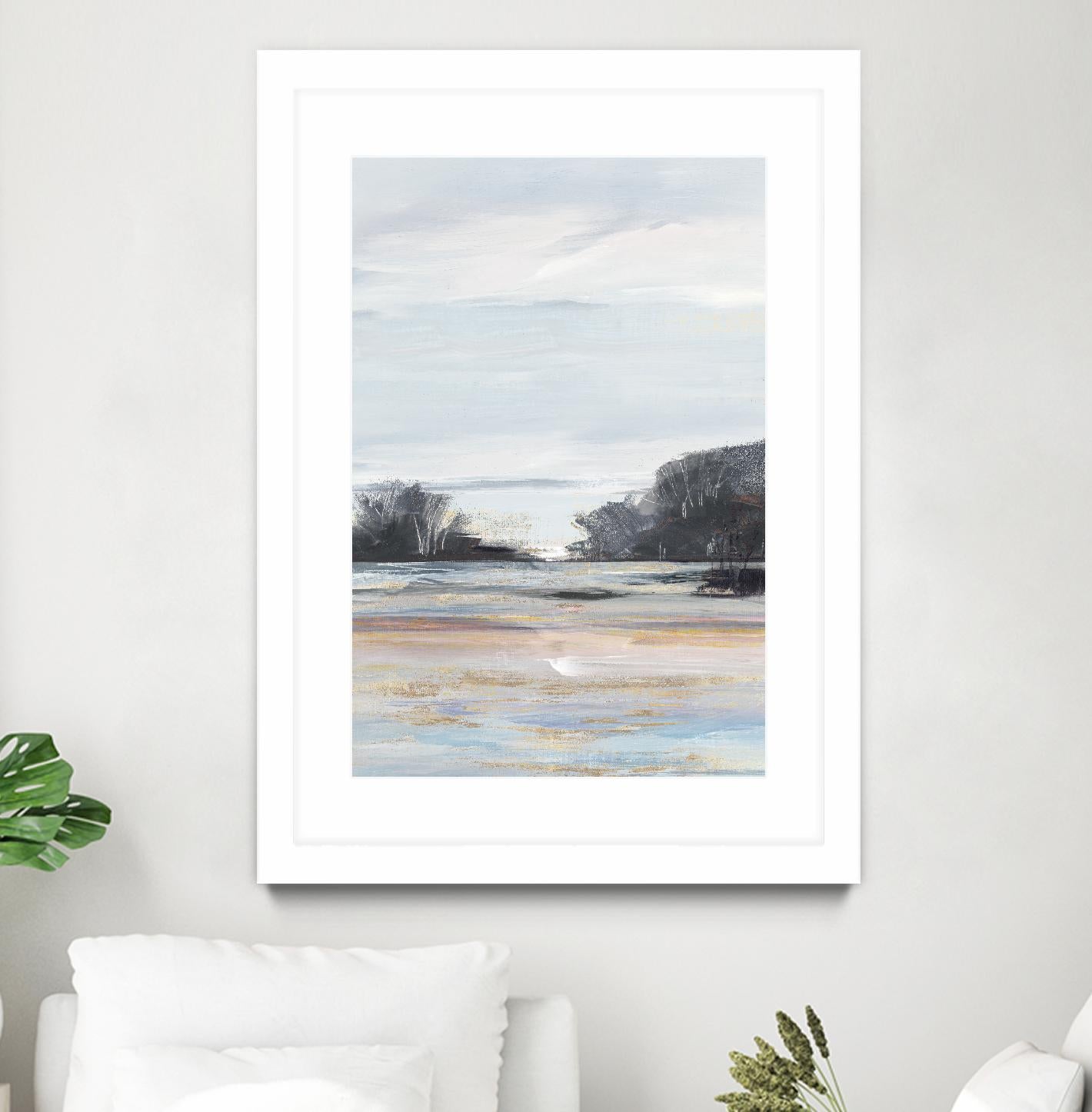 Organic Field I by Valeria Mravyan on GIANT ART - black landscape