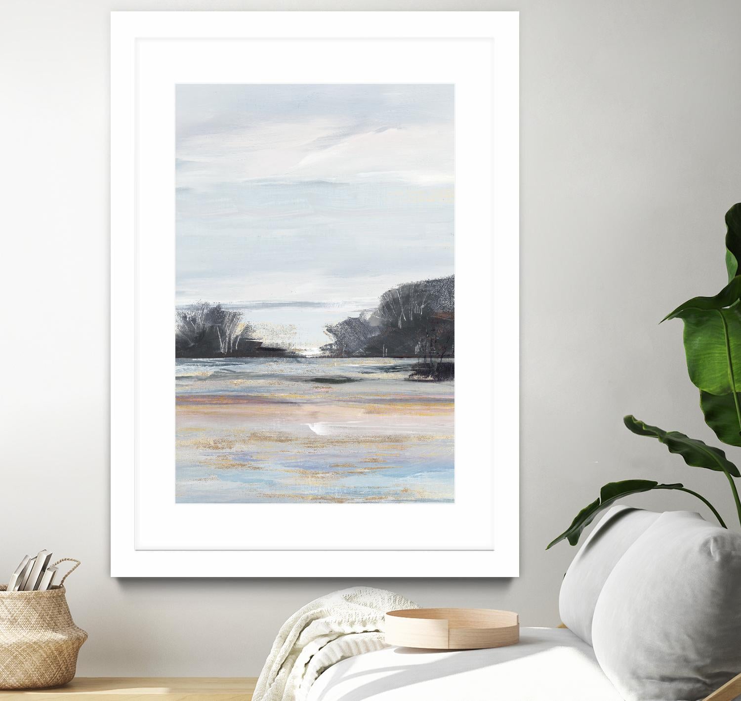 Organic Field I by Valeria Mravyan on GIANT ART - black landscape