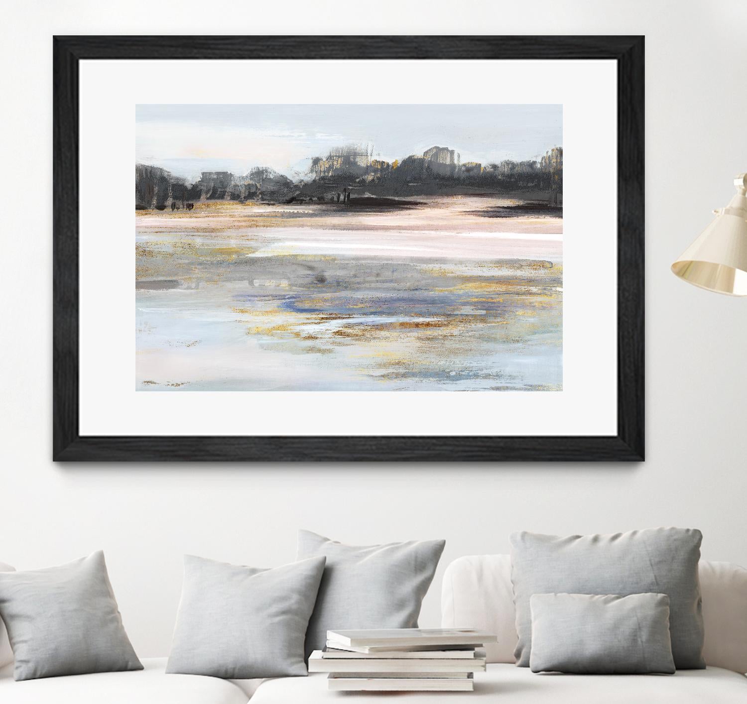 Organic Field II by Valeria Mravyan on GIANT ART - black landscape