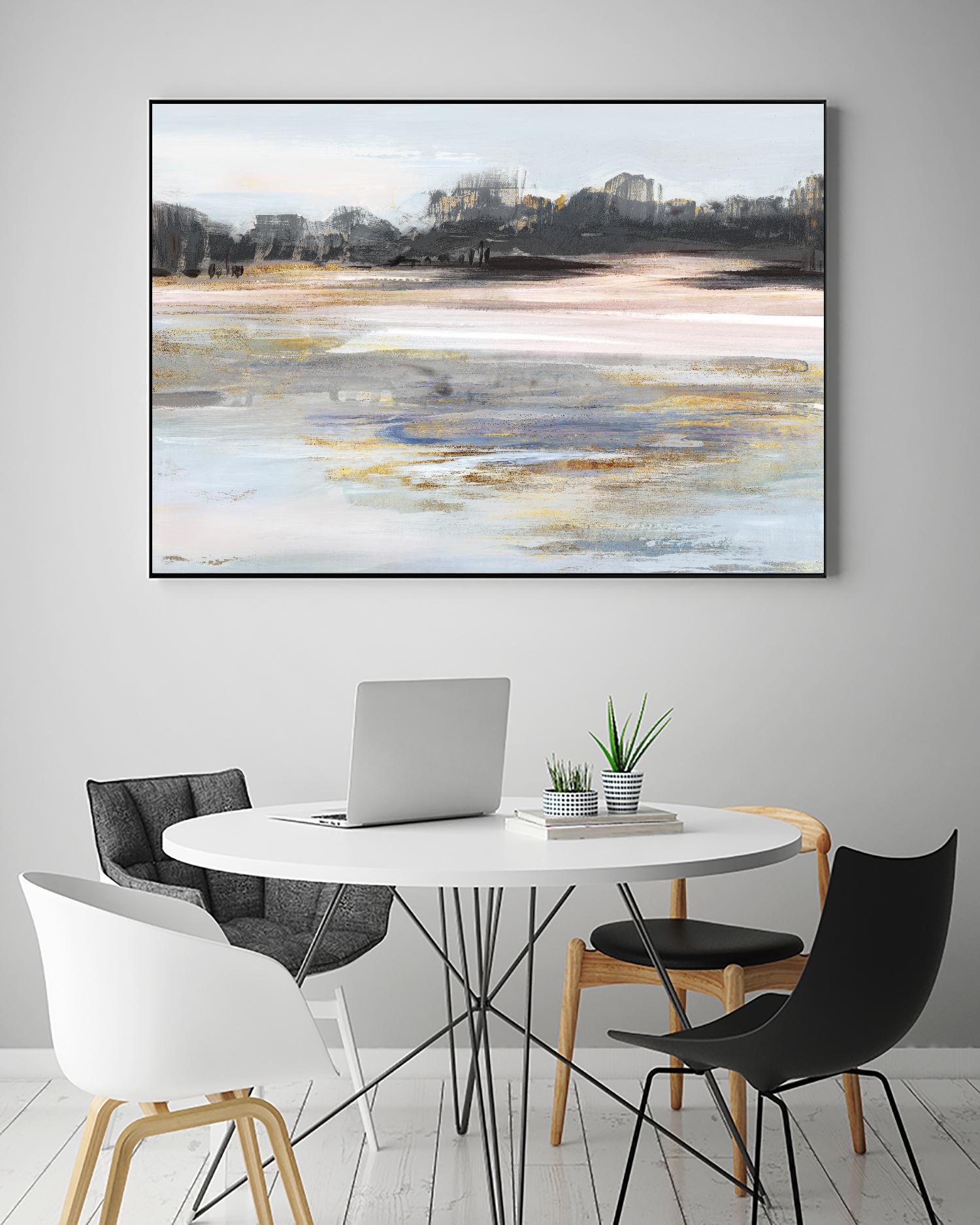 Organic Field II by Valeria Mravyan on GIANT ART - black landscape